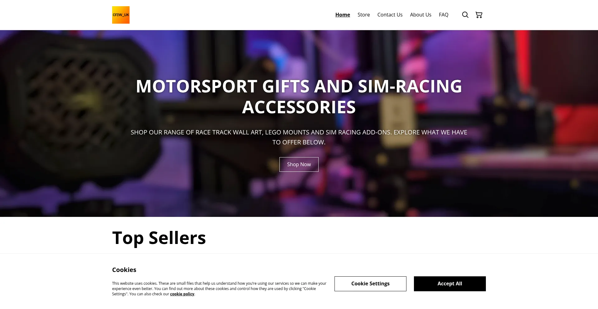 Website screenshot of Crewuk.ltd