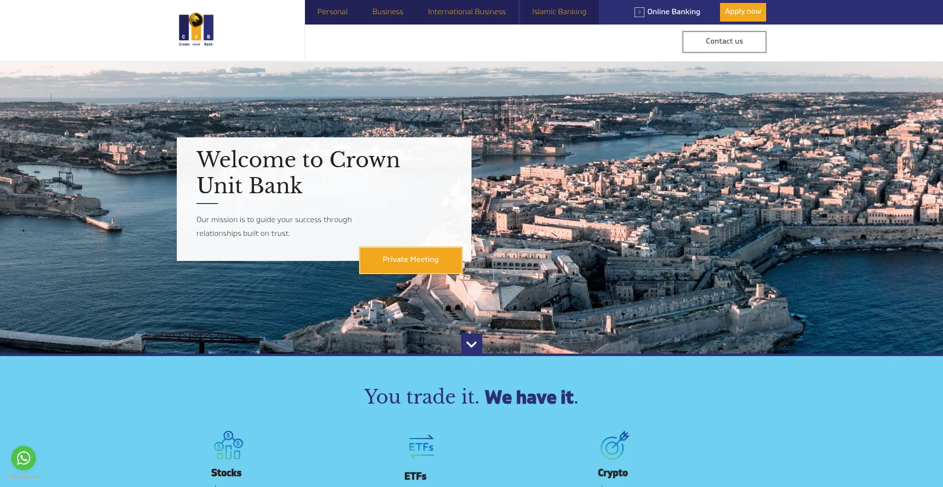 Crownunitbnk.co
