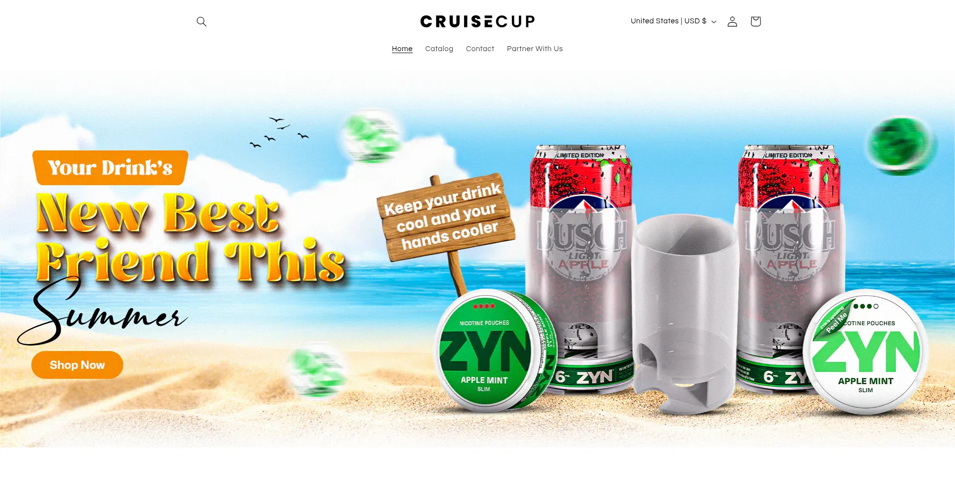 Website screenshot of Cruisecup.com