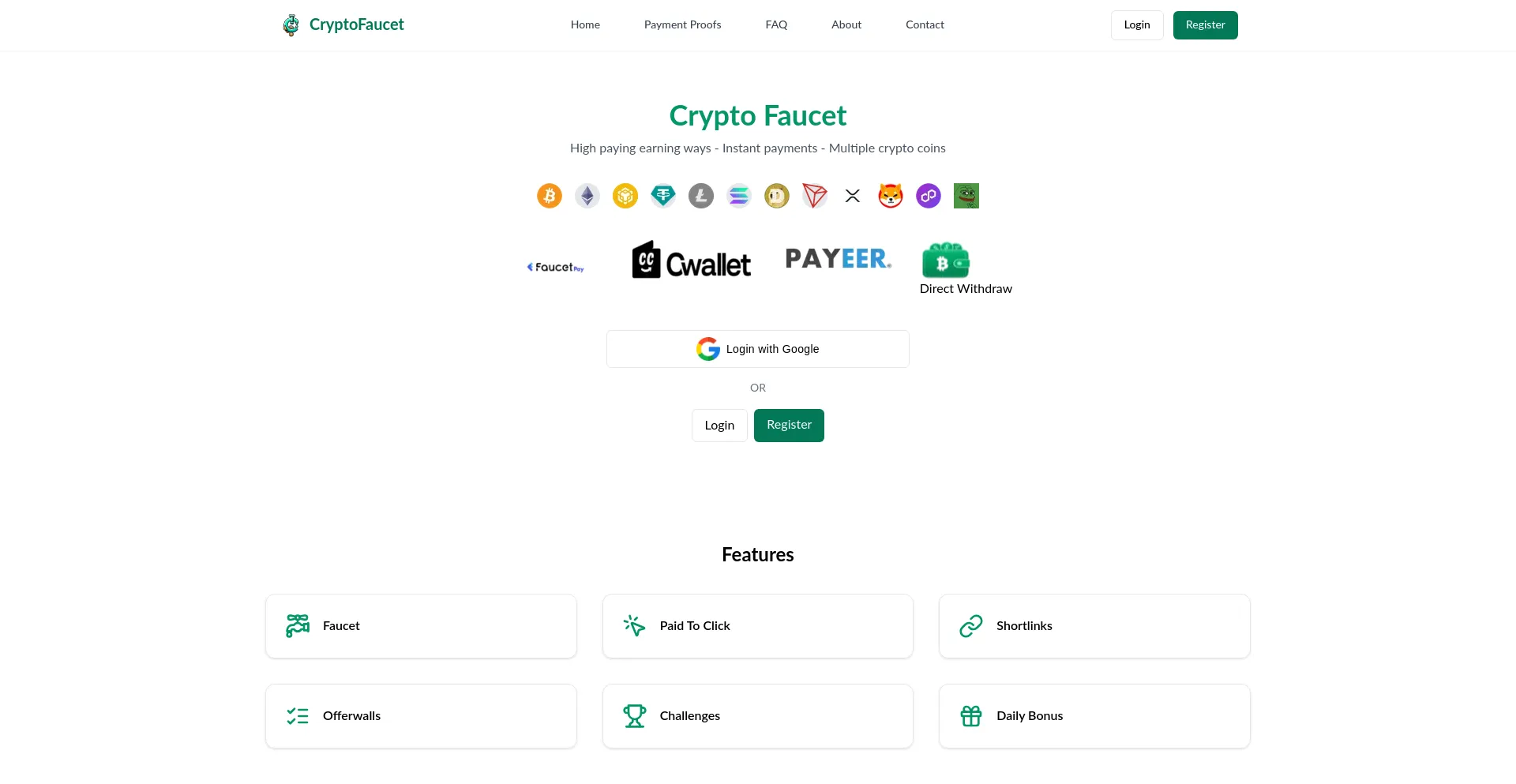 Cryptofaucet.one
