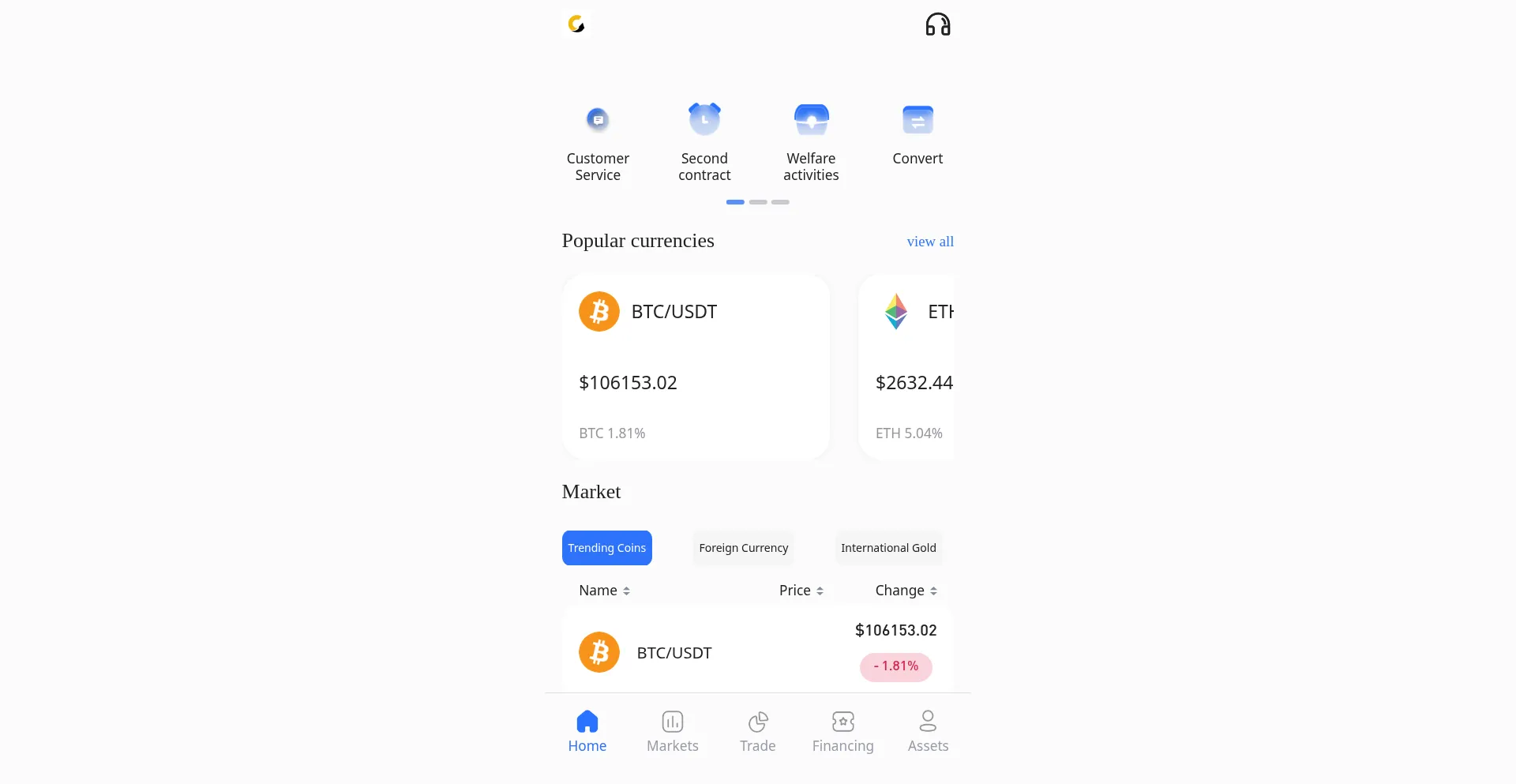 Website screenshot of Cryptous-mart.com