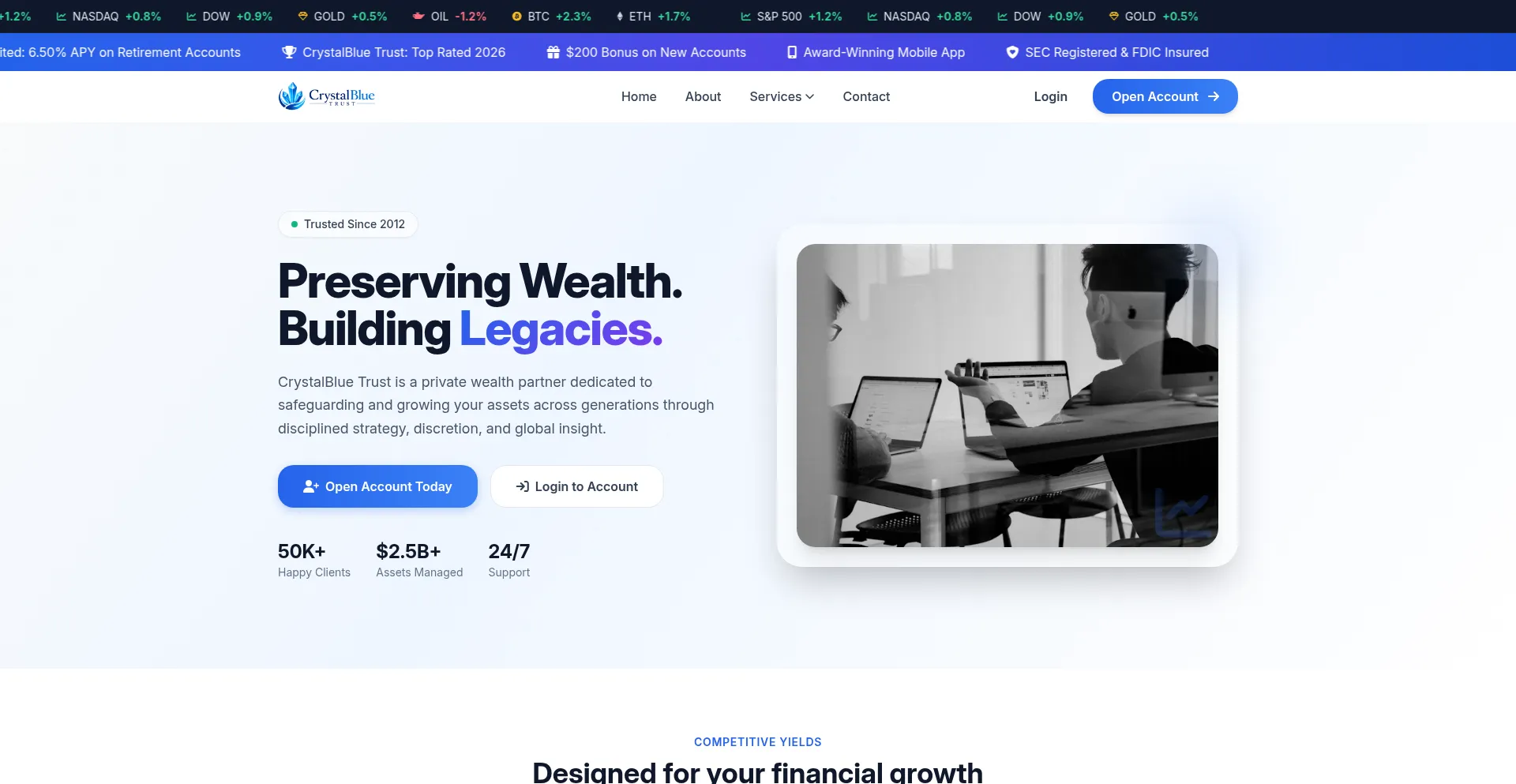 Crystalbluetrust.com