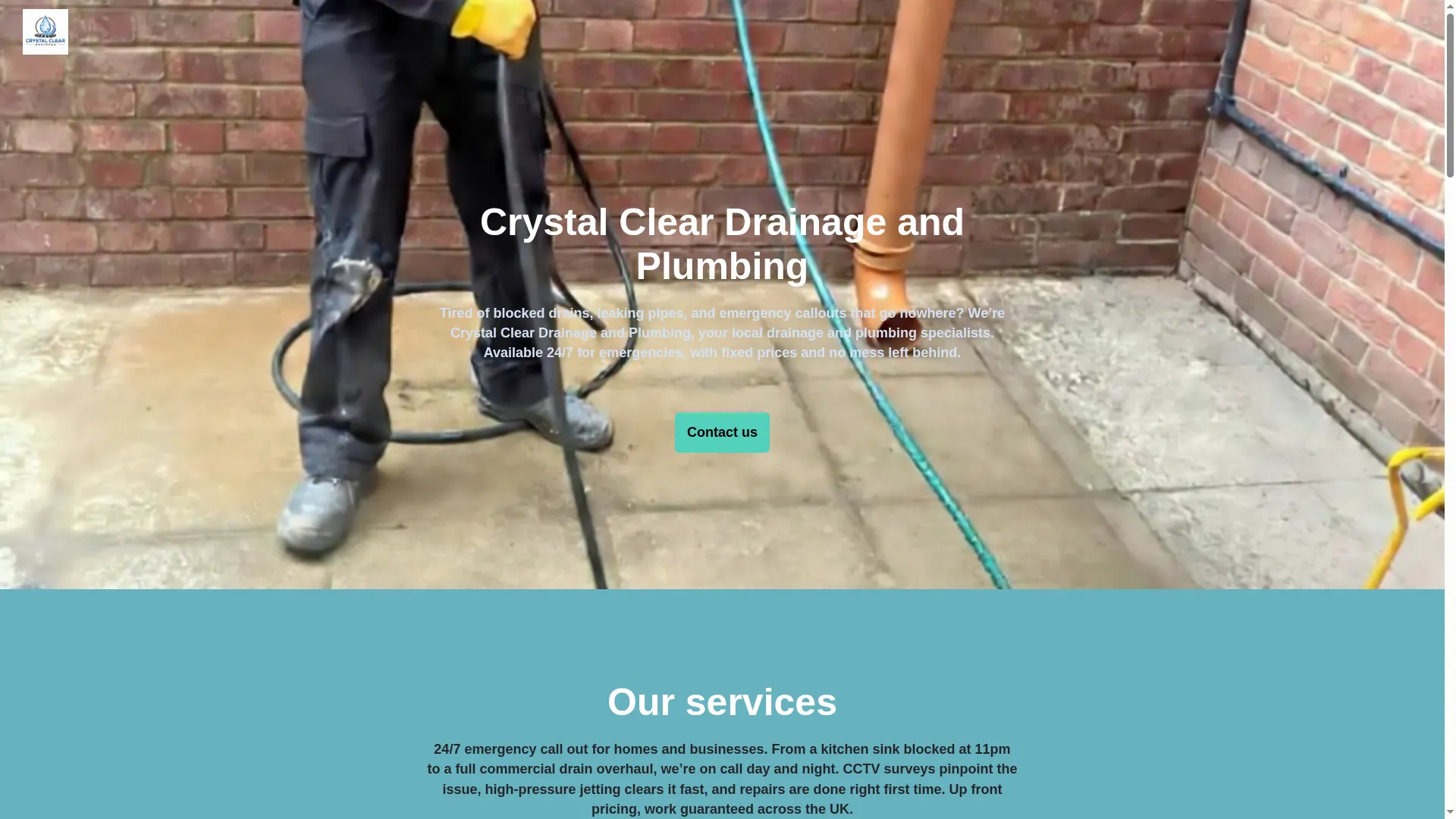 Crystalcleardrainageandplumbing.com