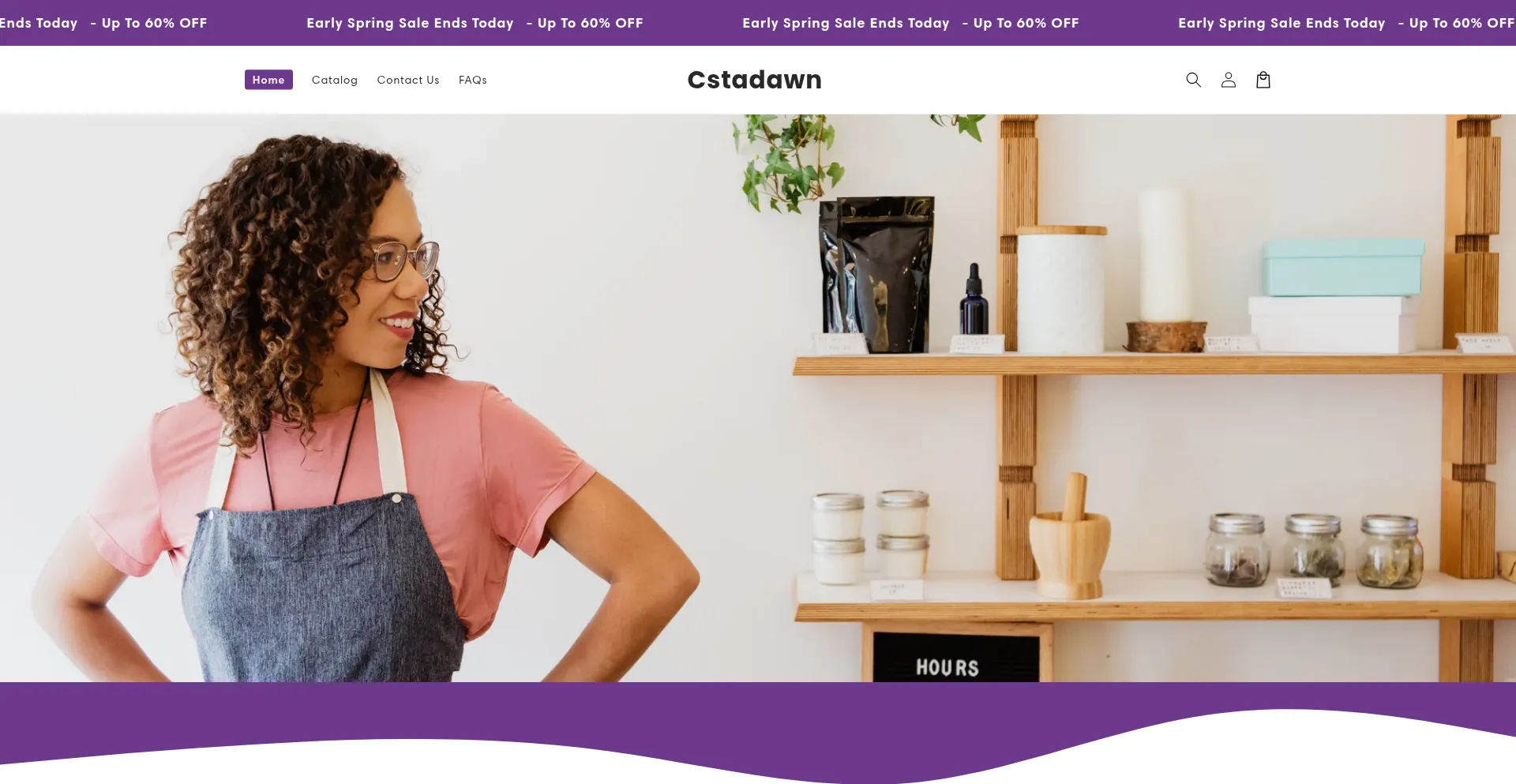 Website screenshot of Cstadawn.com