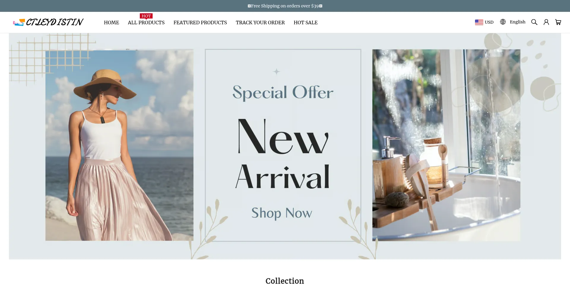Website screenshot of Ctleydistin.com