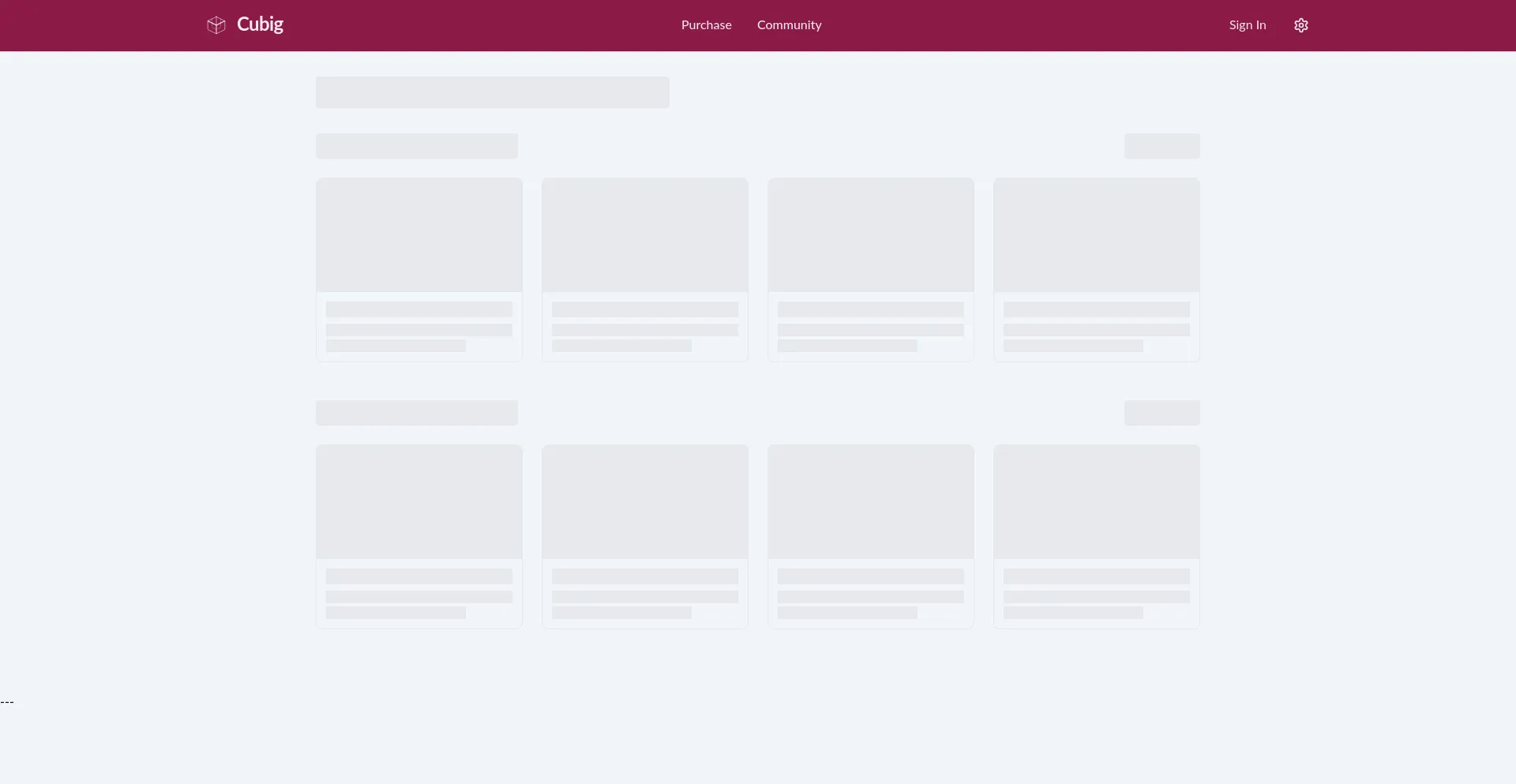 Website screenshot of Cubigclub.com