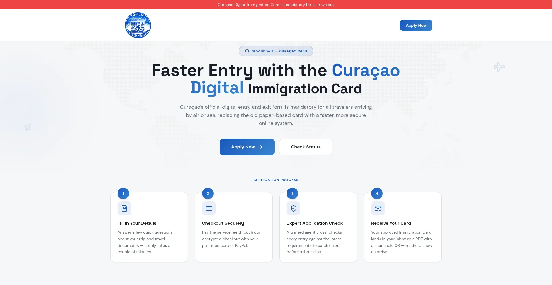 Curacao.digitalarrivalform.com