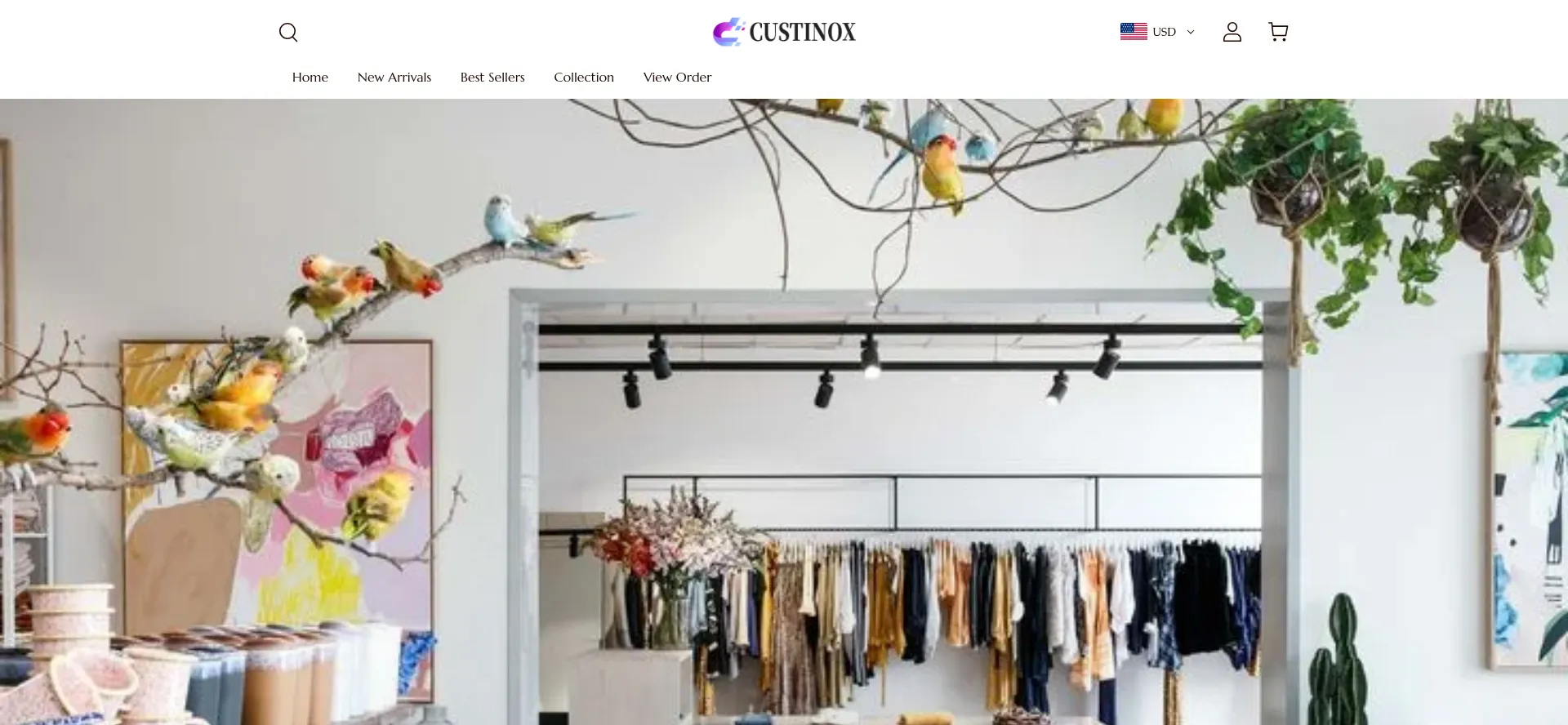 Website screenshot of Custinox.com