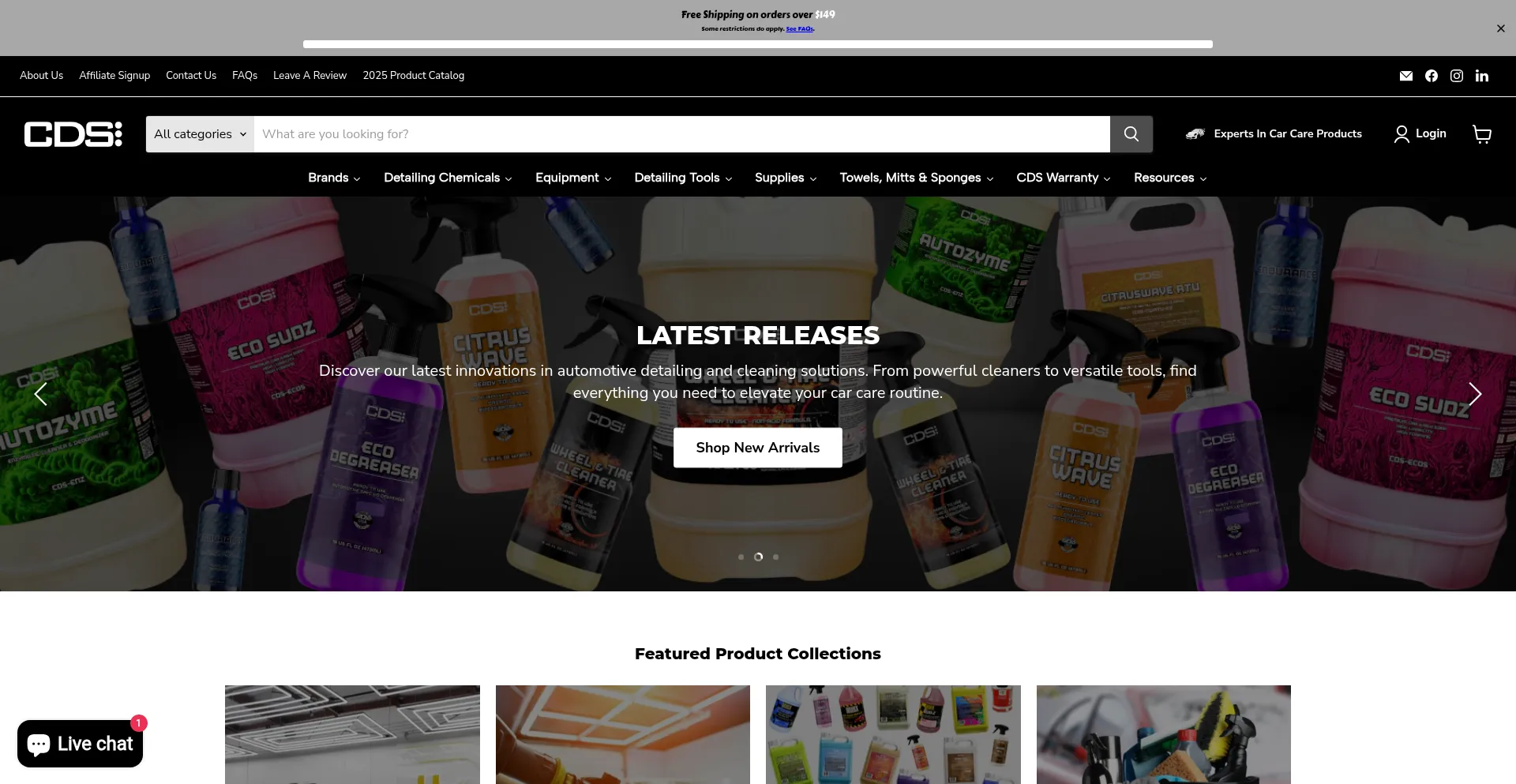 Website screenshot of Customdealersolutions.com