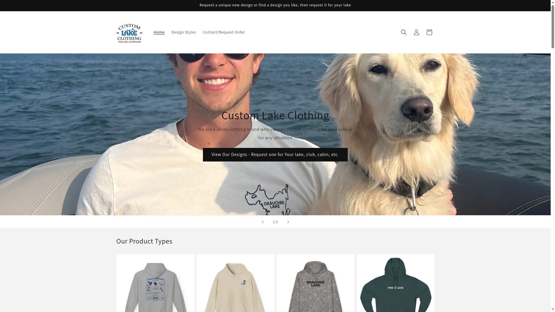 Customlakeclothing.com