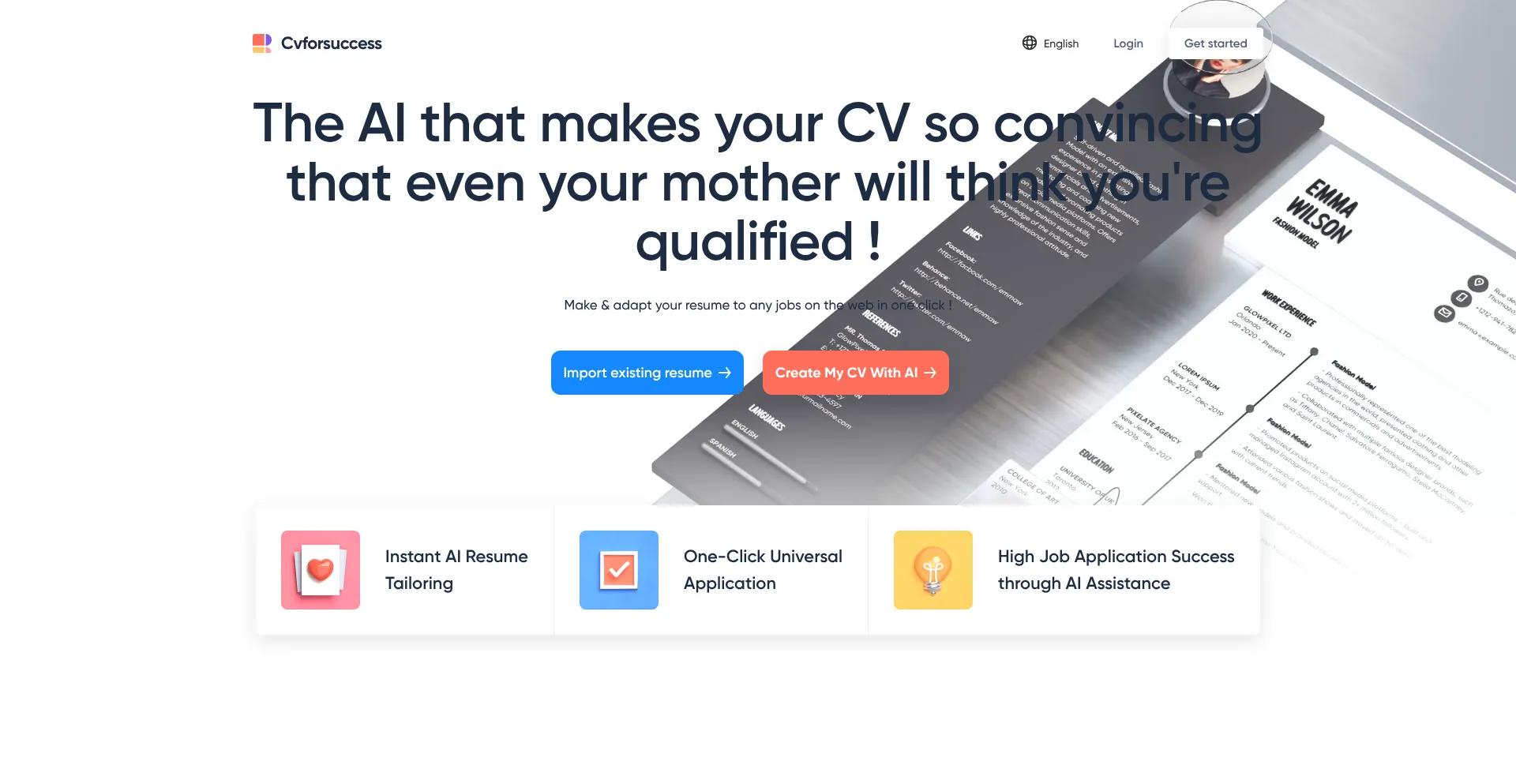 Cvforsuccess.com