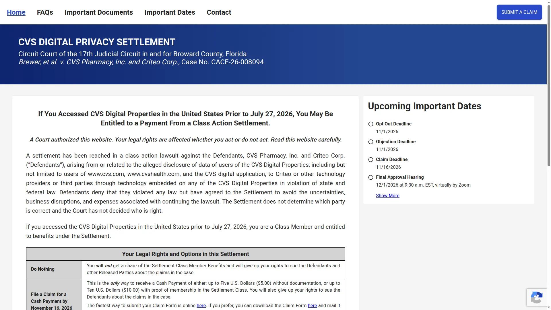 Cvsdigitalprivacysettlement.com