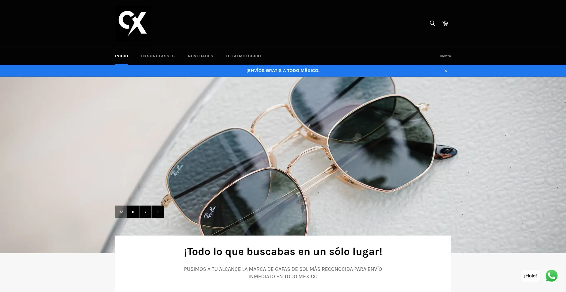 Cxsunglassesmx.com