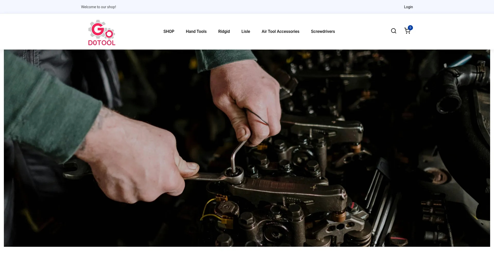 Website screenshot of D0tool.com
