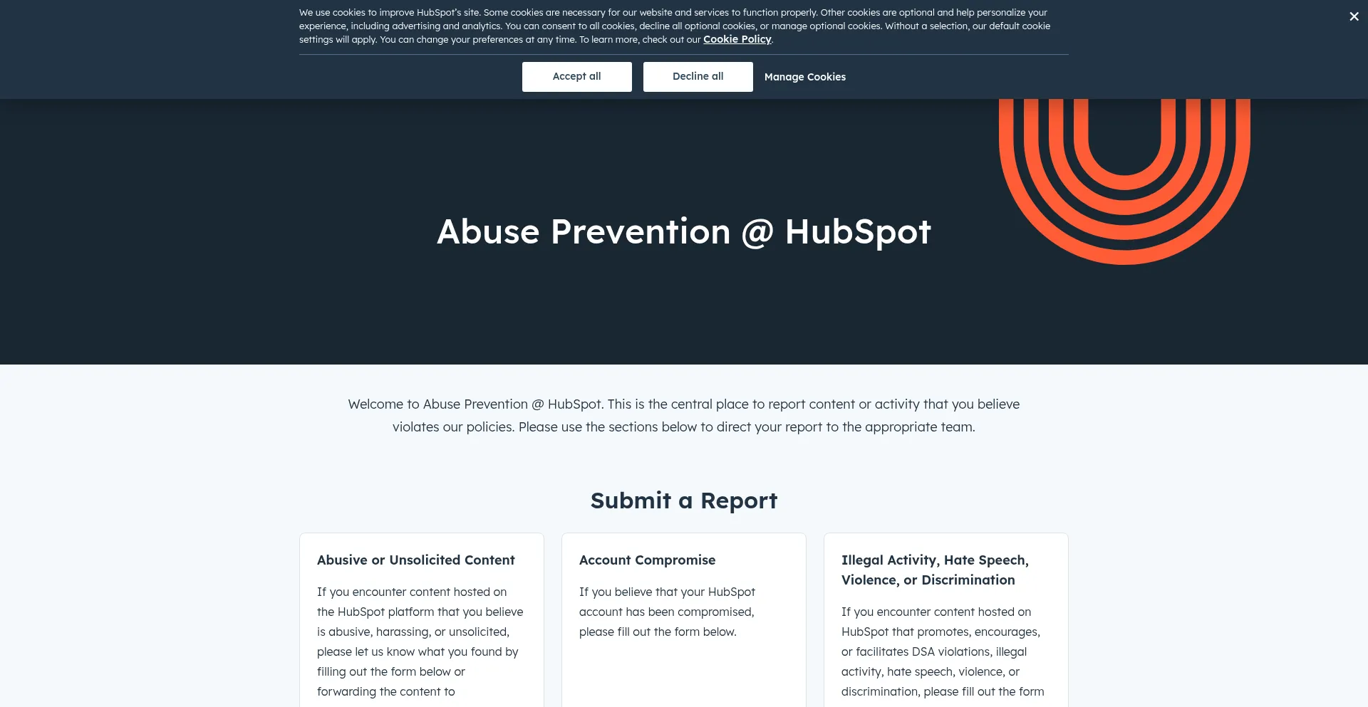 Website screenshot of D2rvcn04.na1.hubspotlinks.com