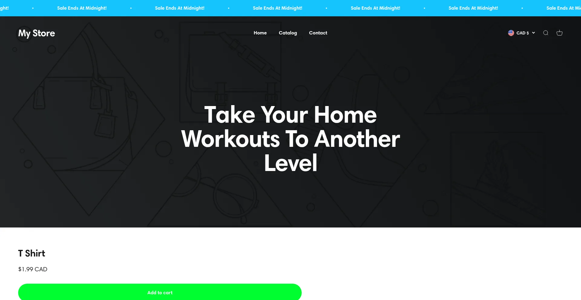 Website screenshot of D3uv1y-9k.myshopify.com