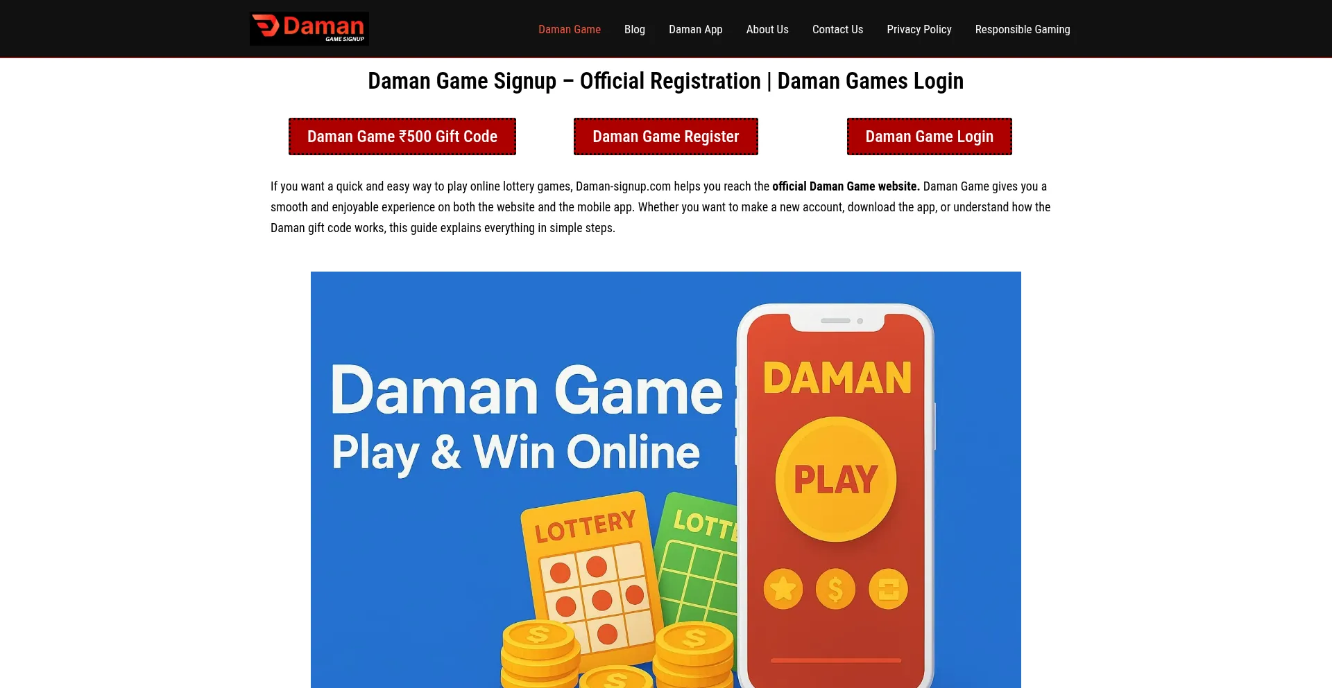 Daman-signup.com