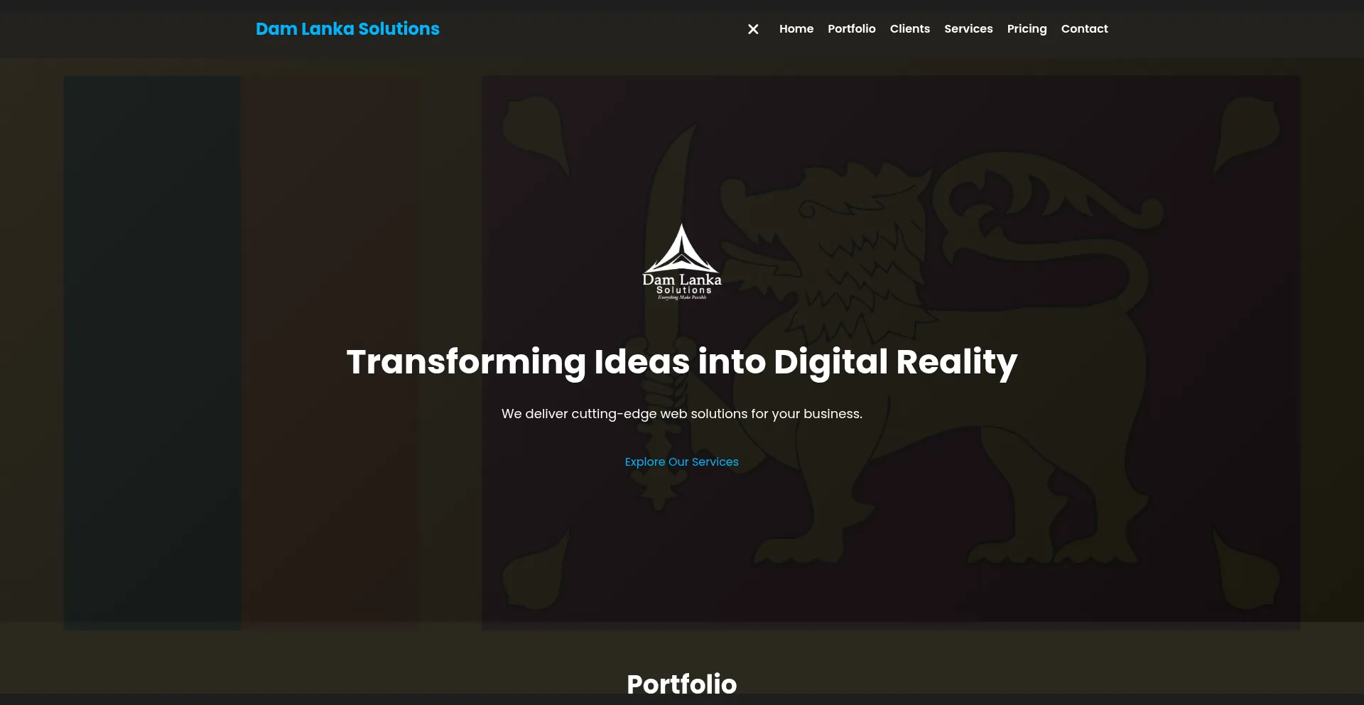 Website screenshot of Damlankasolutions.is-best.net