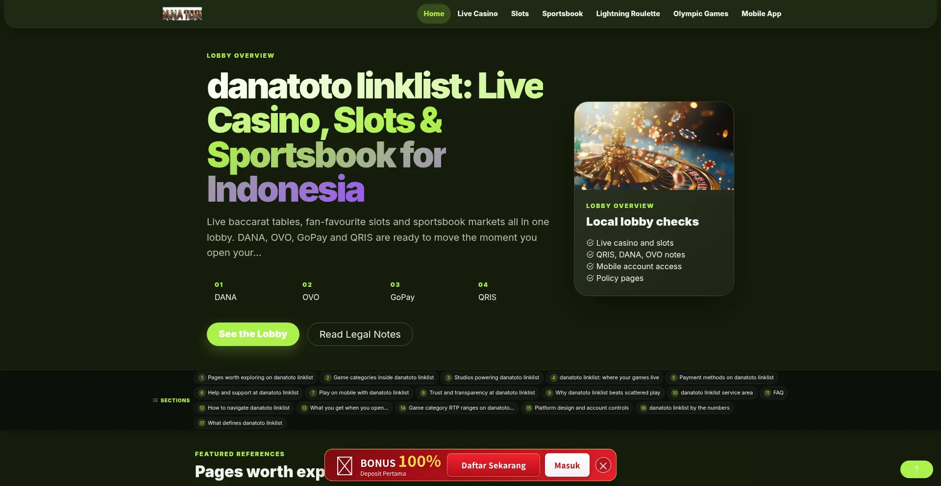 Danatotolinklist.com