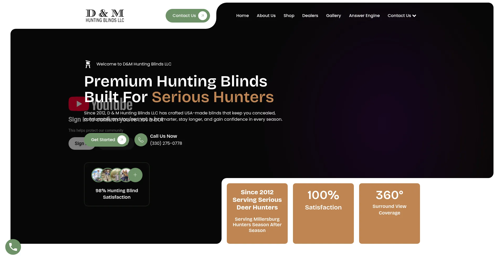 Dandmhuntingblinds.com