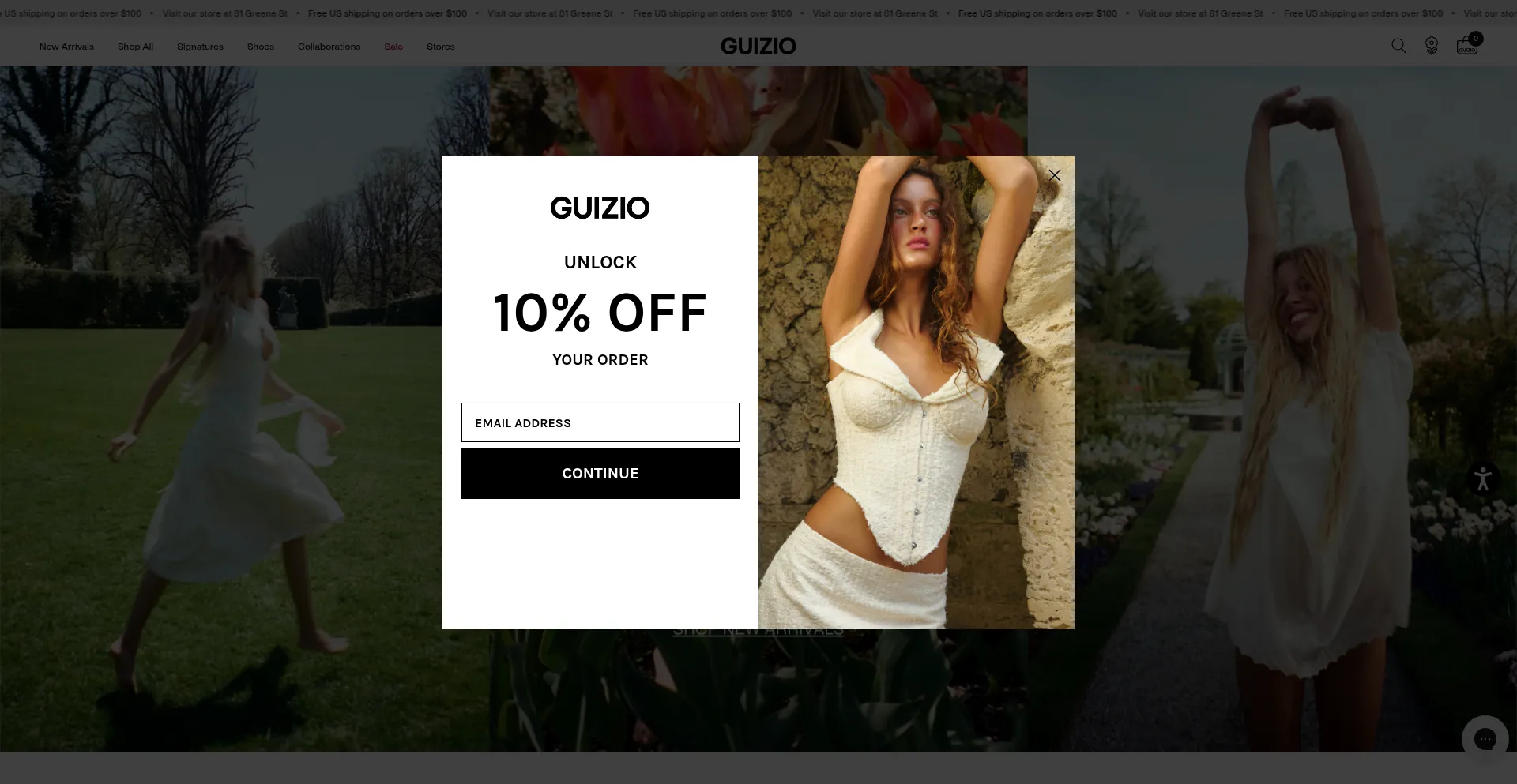 Website screenshot of Danielleguiziony.com