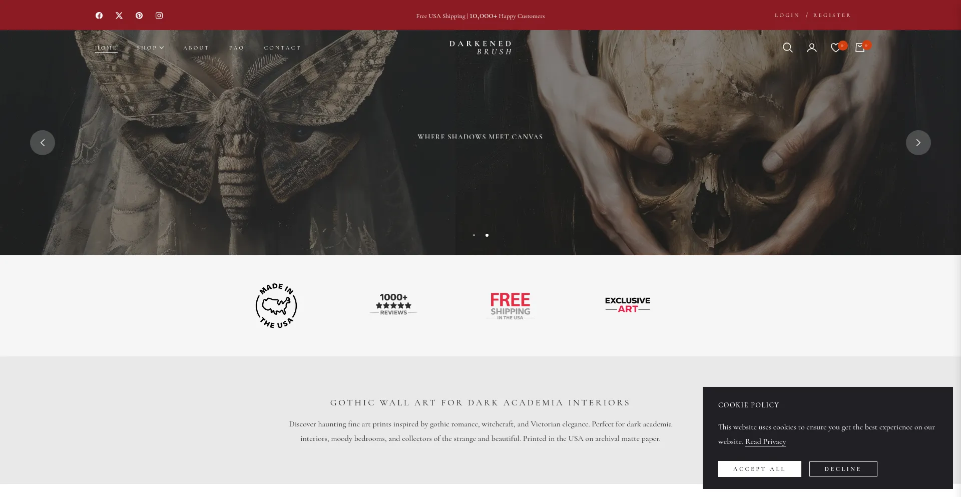 Darkenedbrush.com