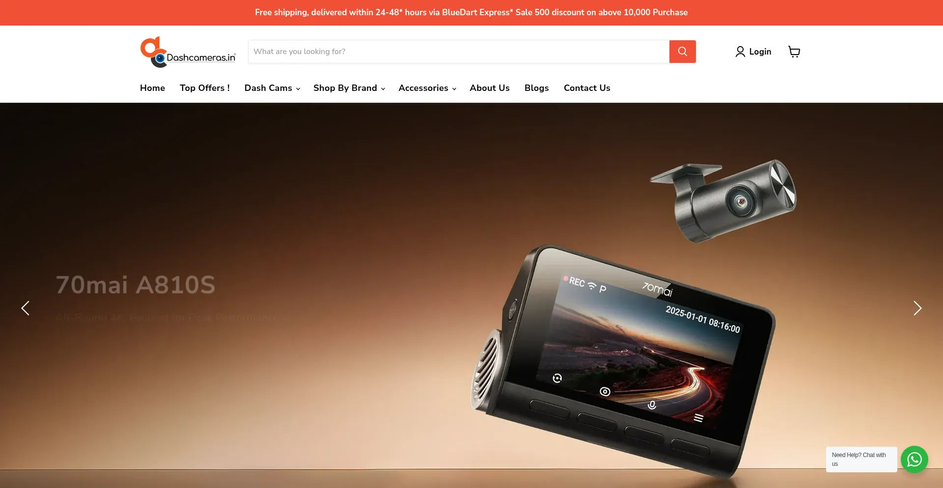 Dashcameras.in