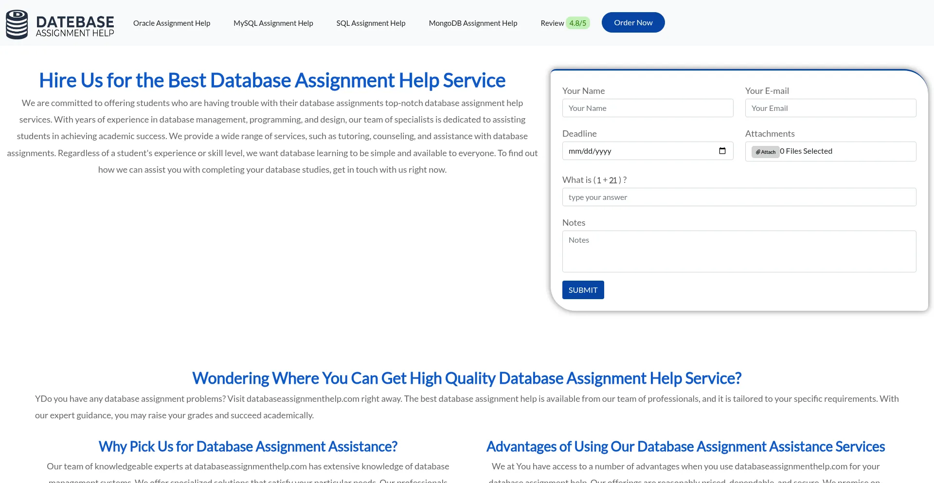 Databaseassignmenthelp.com