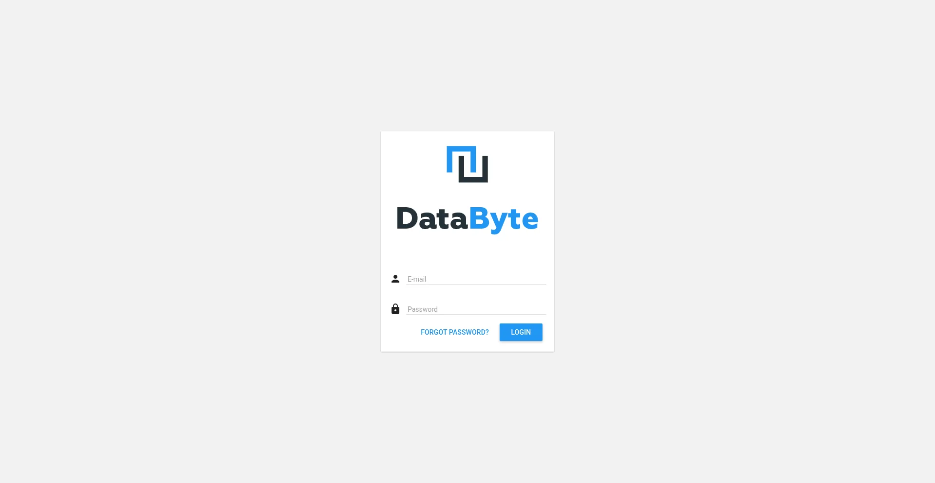 Website screenshot of Databyte.live