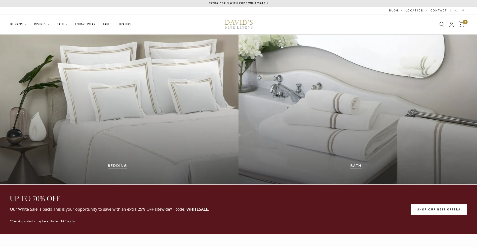 Davidsfinelinens.com