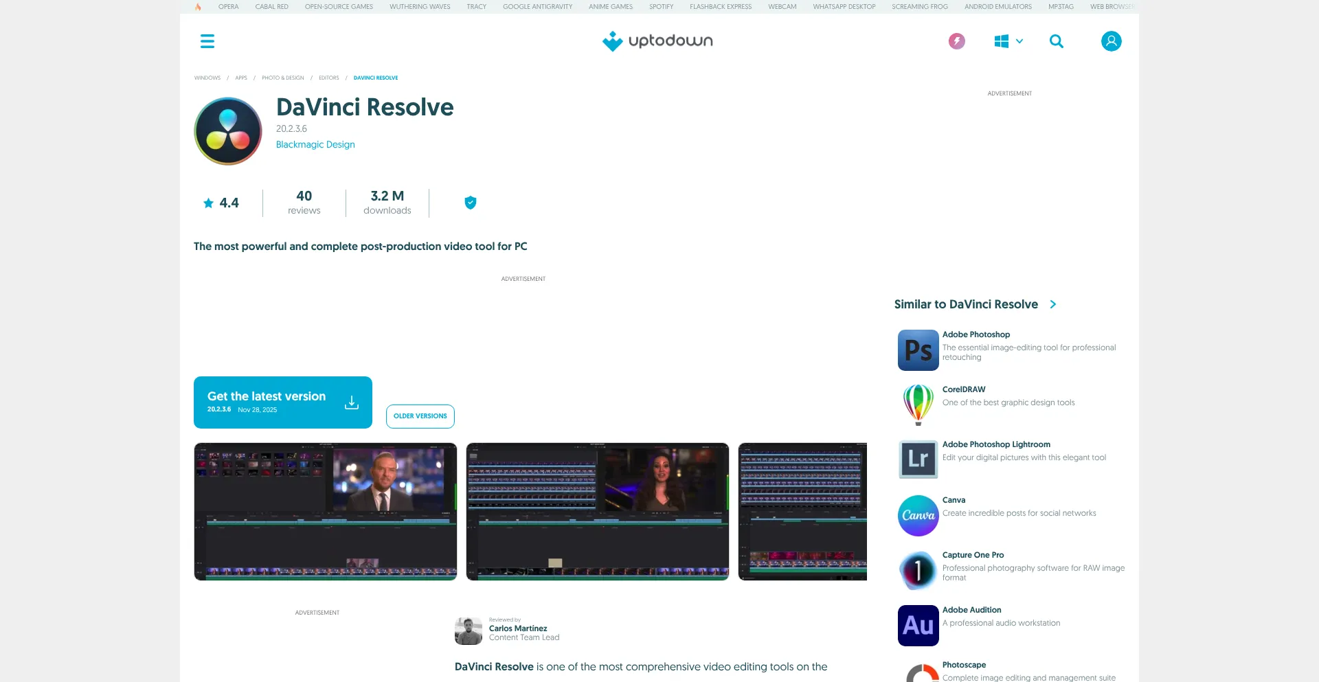 Davinci-resolve.en.uptodown.com