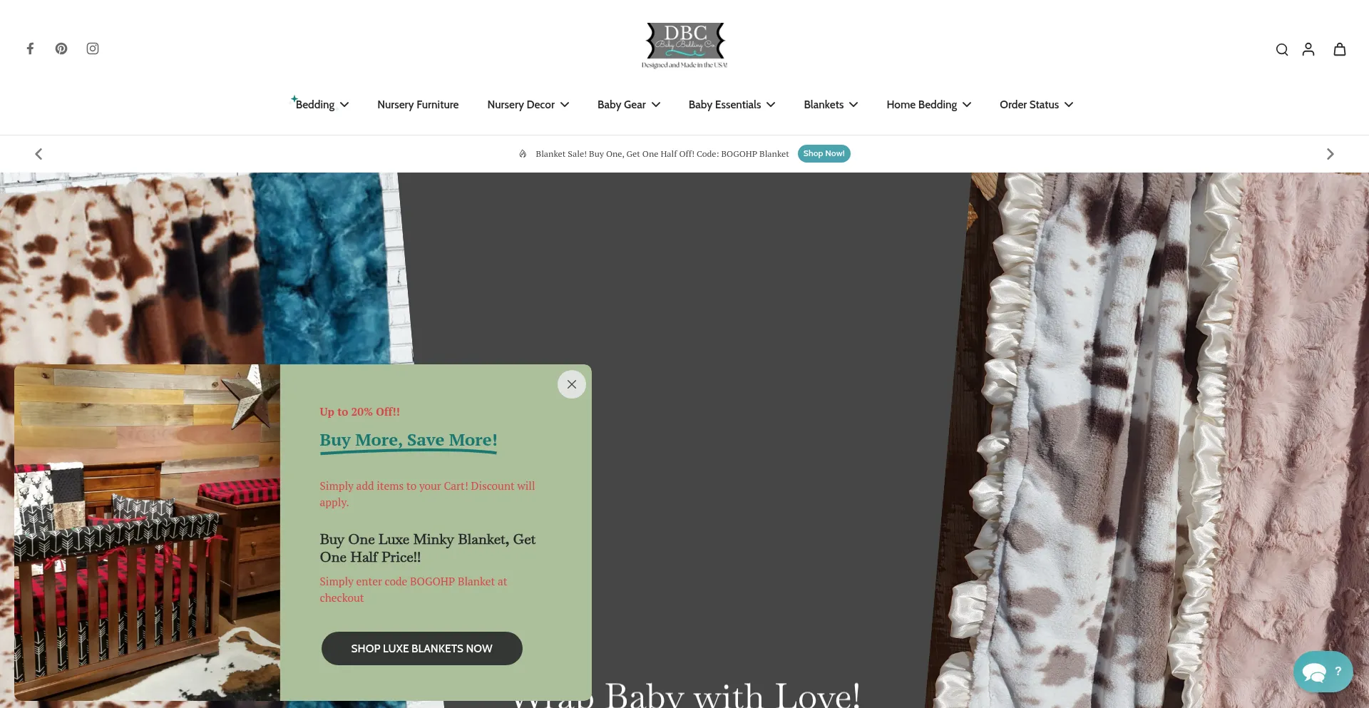 Dbcbabybeddingco.com