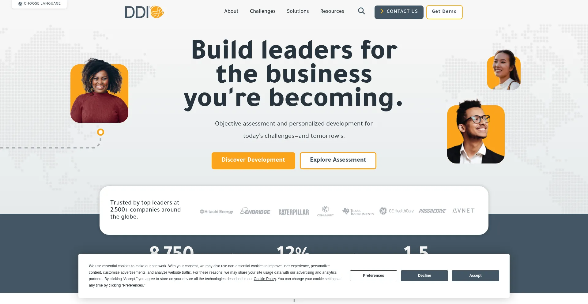 Website screenshot of Ddiworld.com