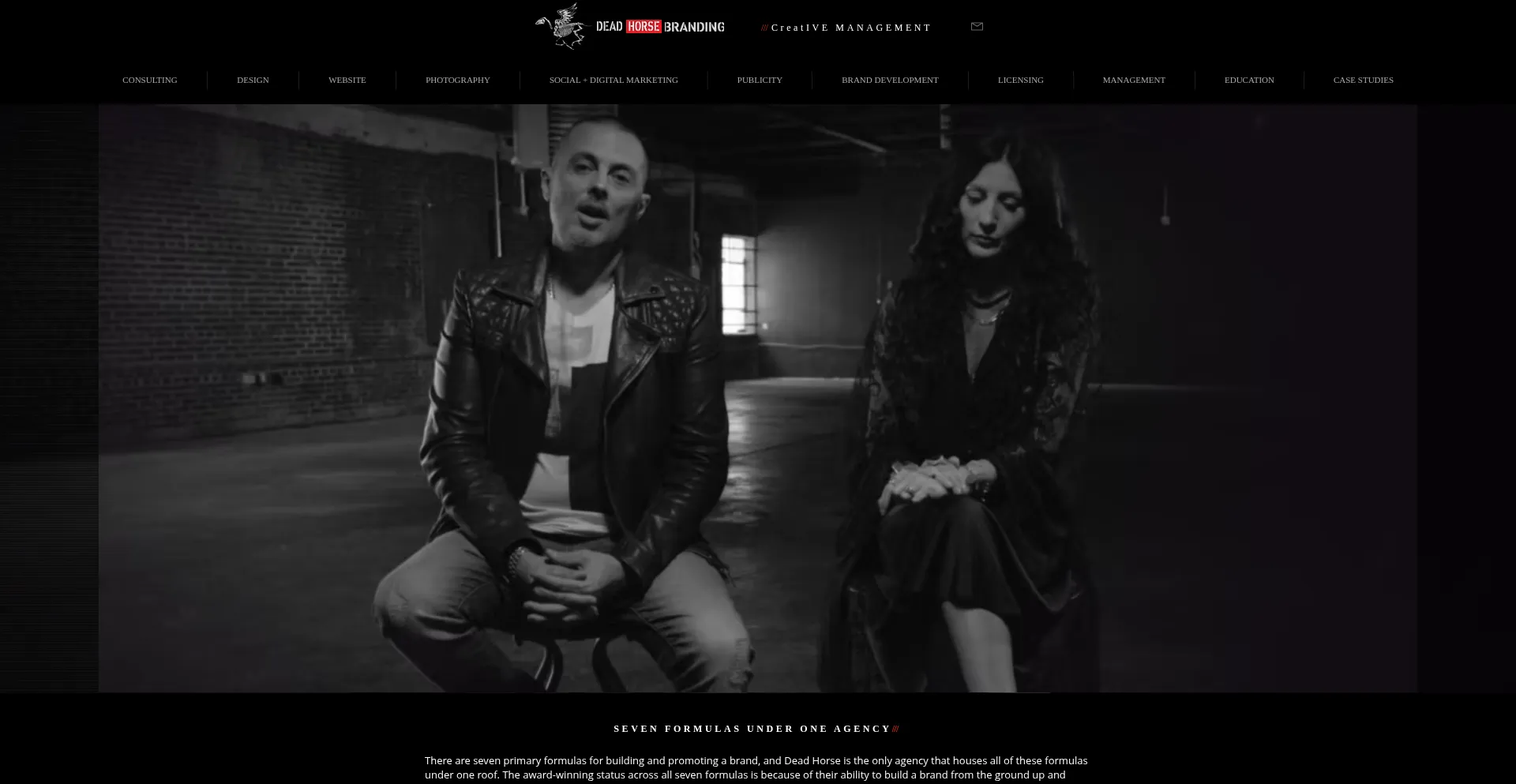 Website screenshot of Deadhb.com