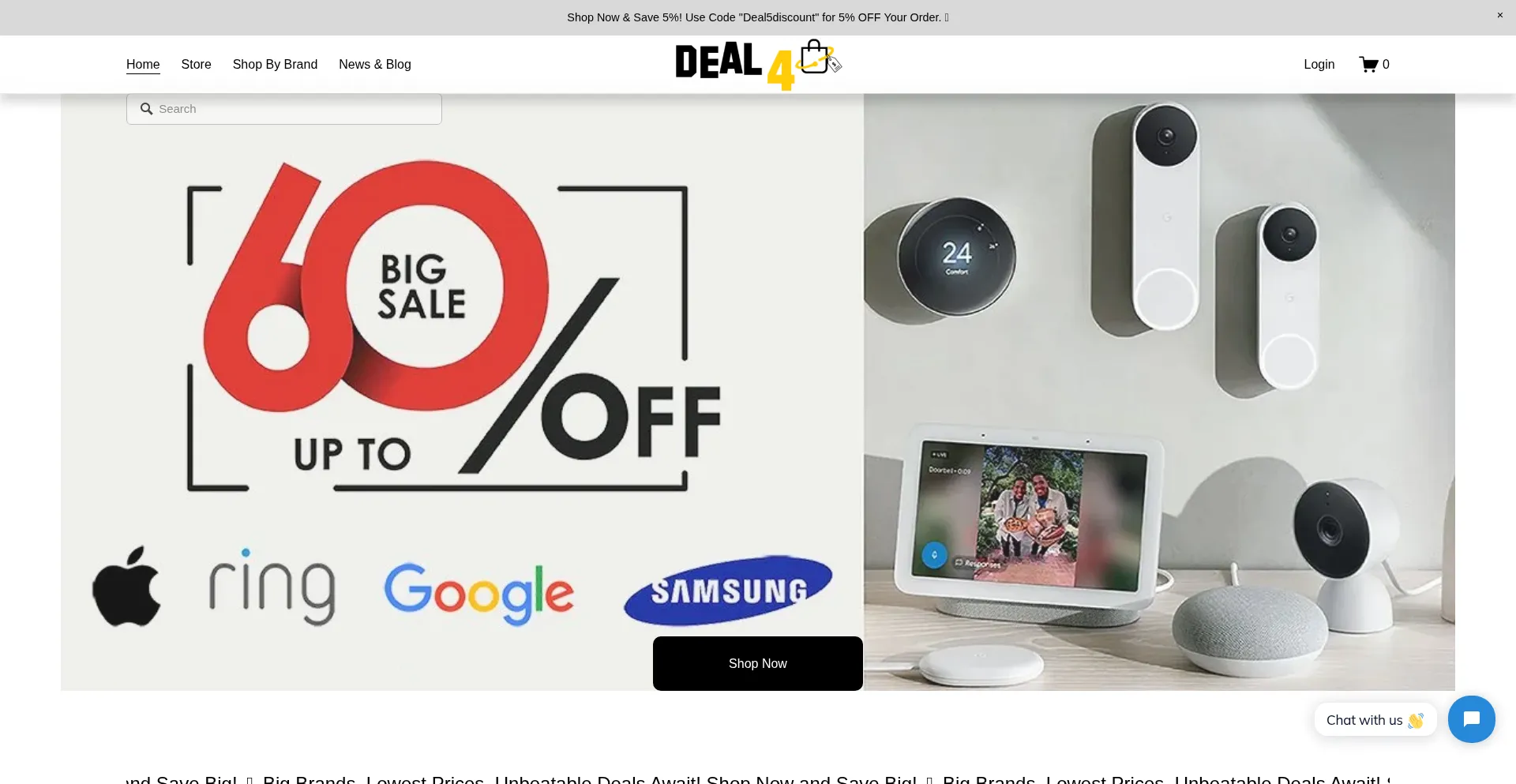 Website screenshot of Deal4.ca
