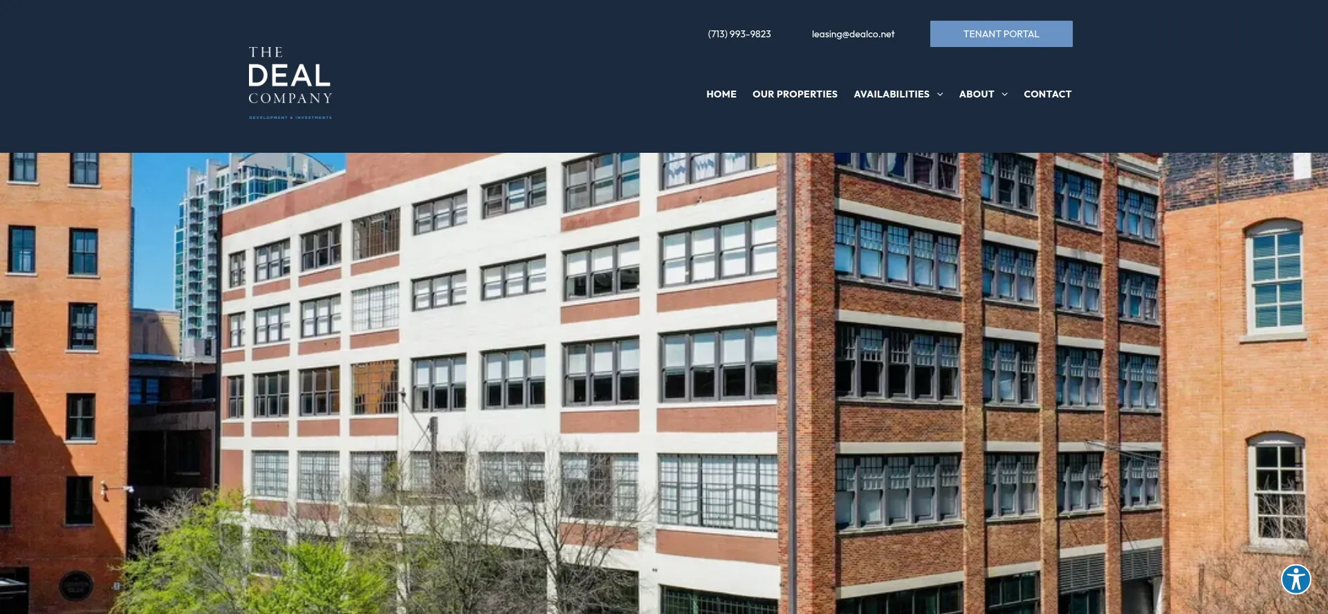 Website screenshot of Dealco.net