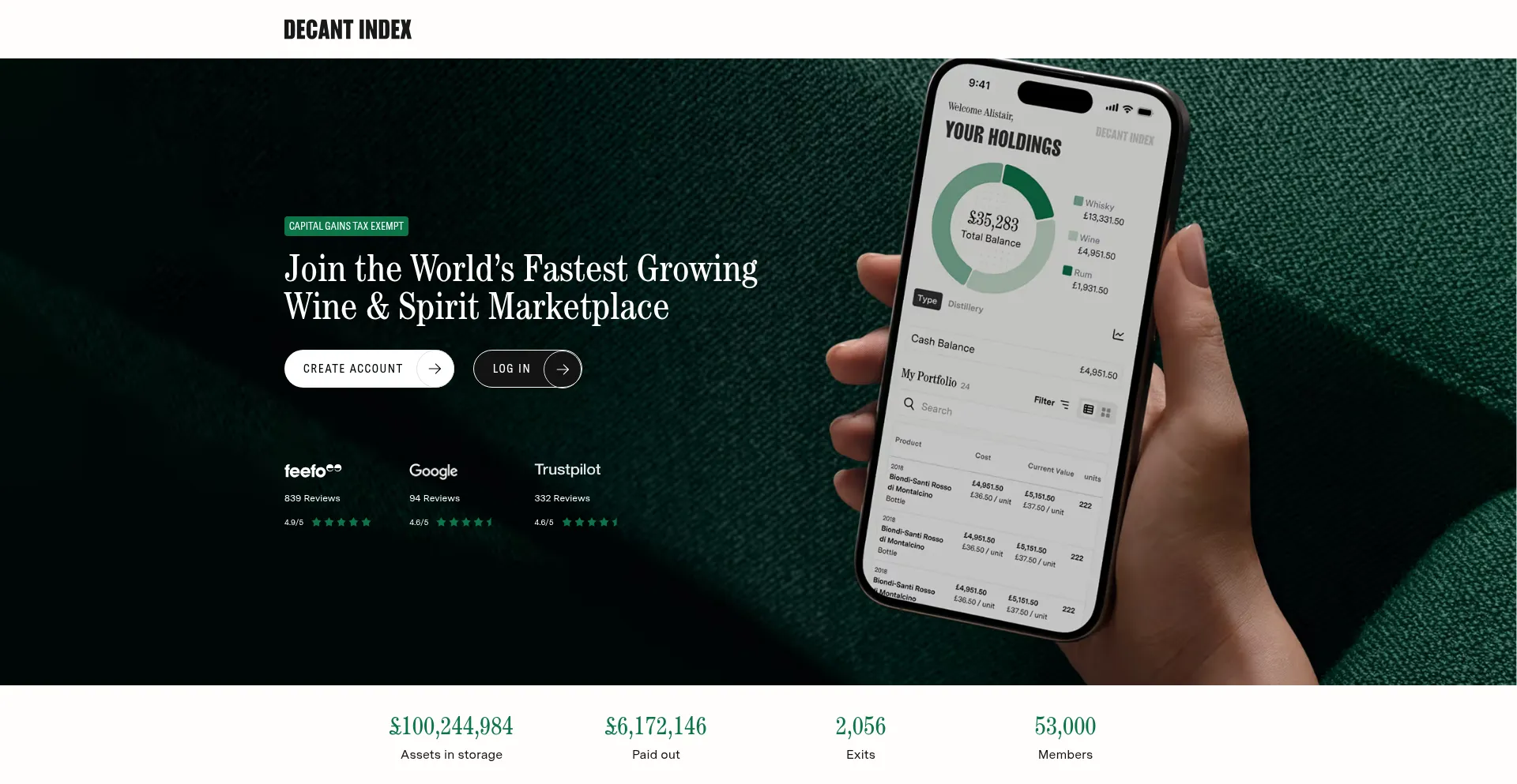 Decantindex.com