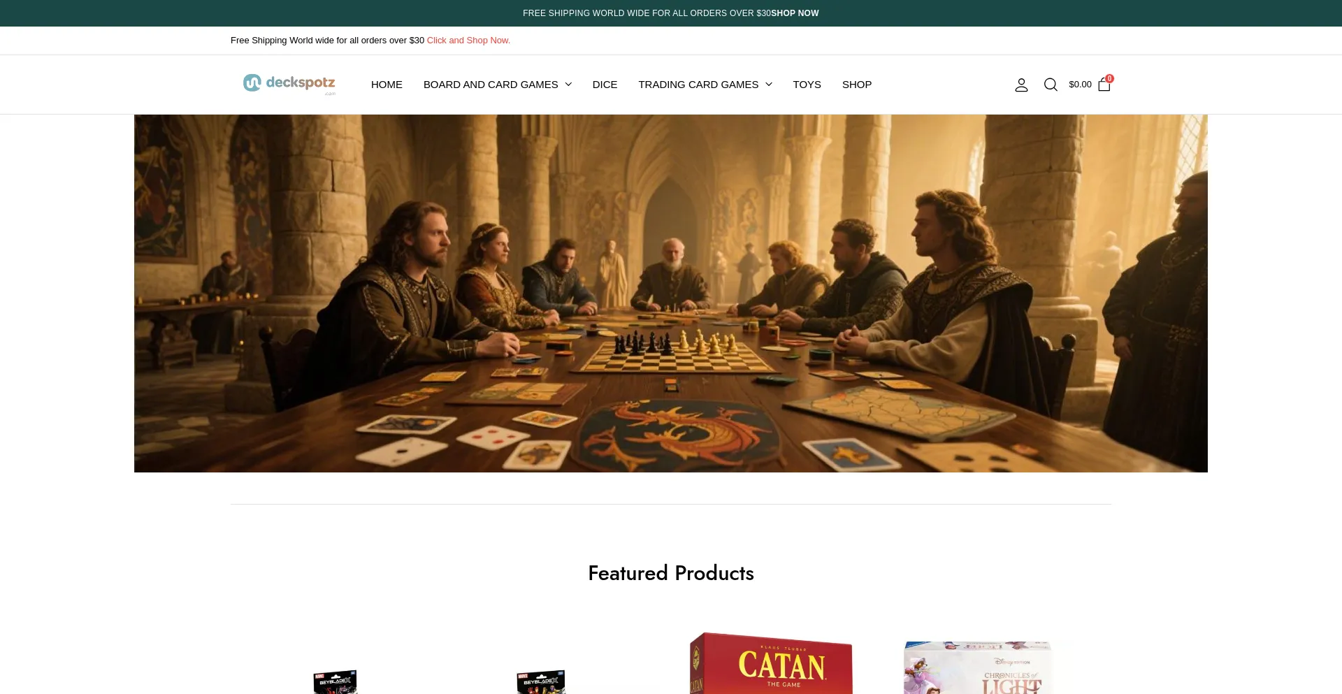 Website screenshot of Deckspotz.com