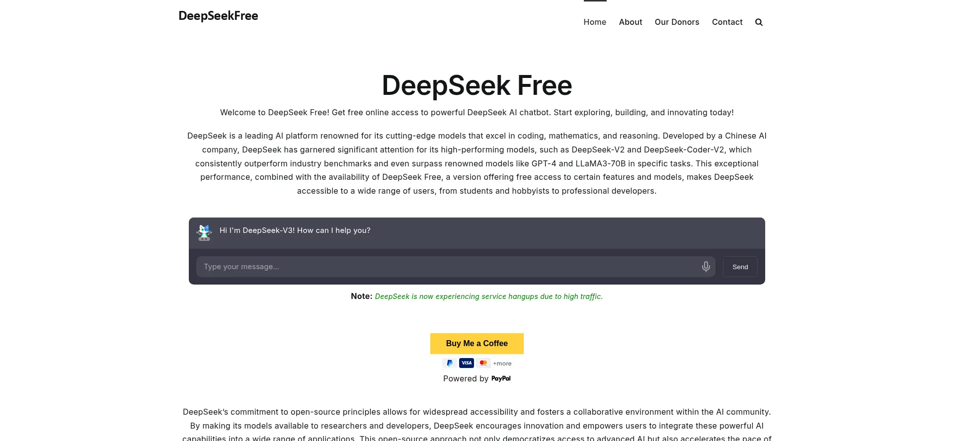 Deepseekfree.com