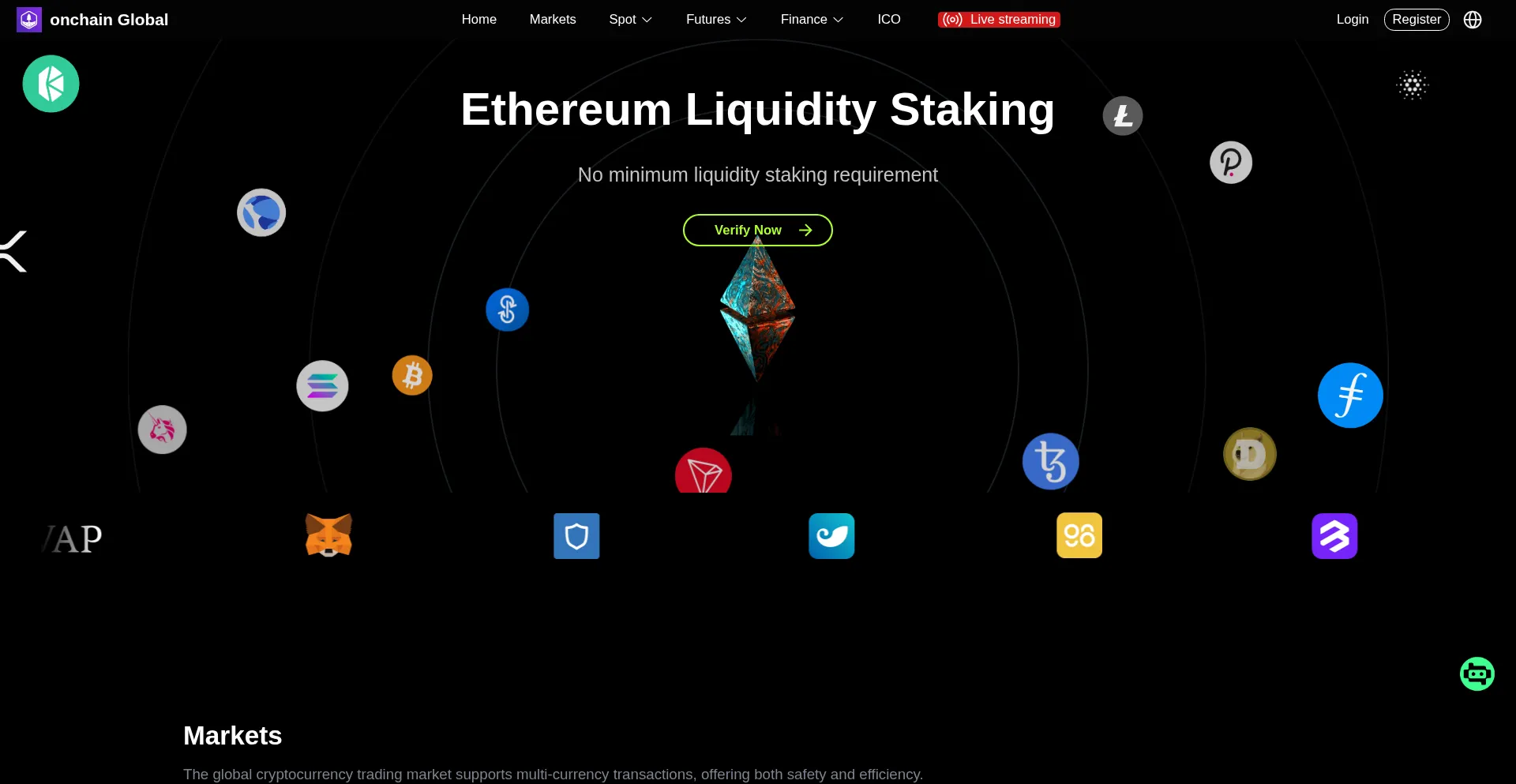 Website screenshot of Defiglobaex.com