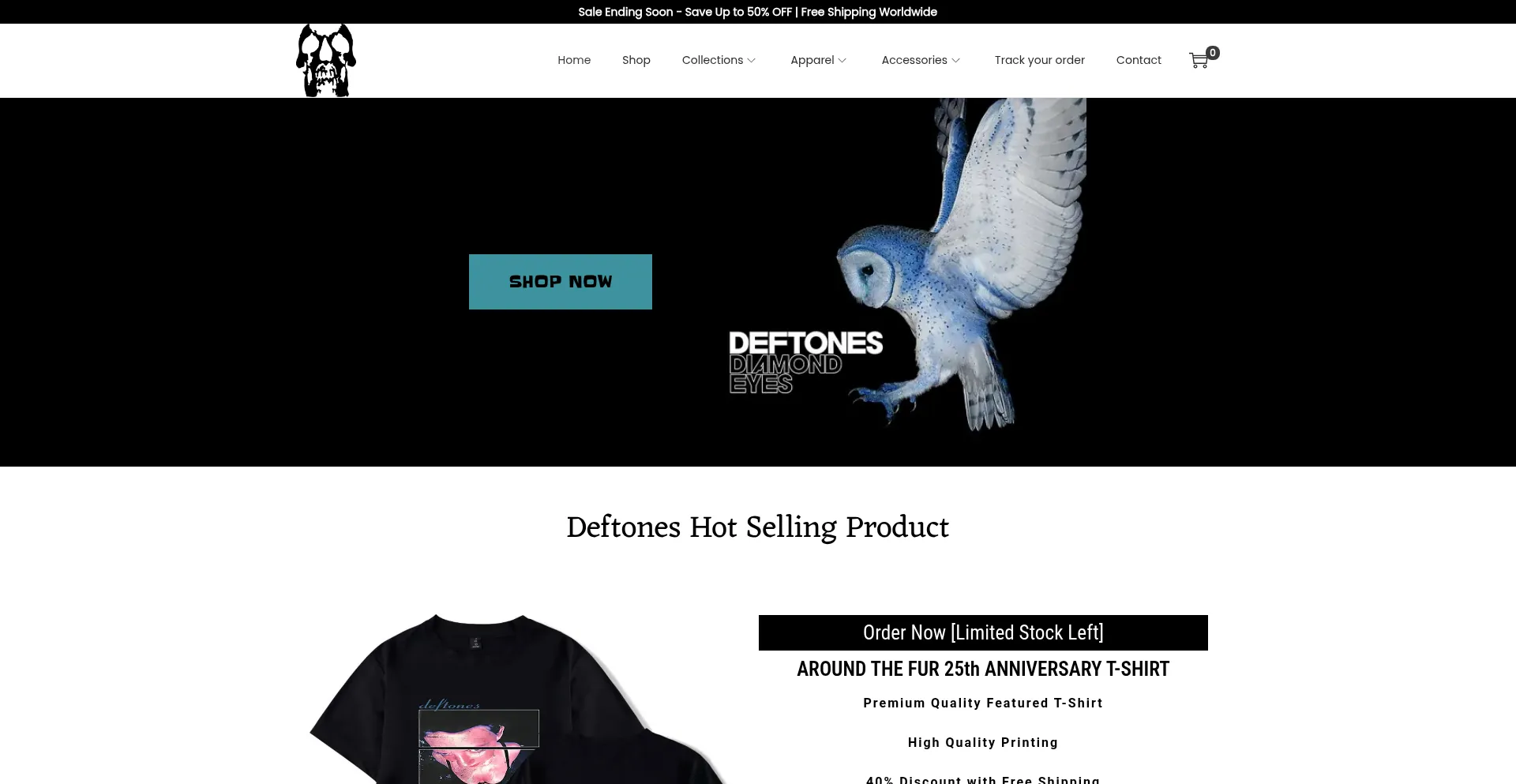 Deftonemerch.net
