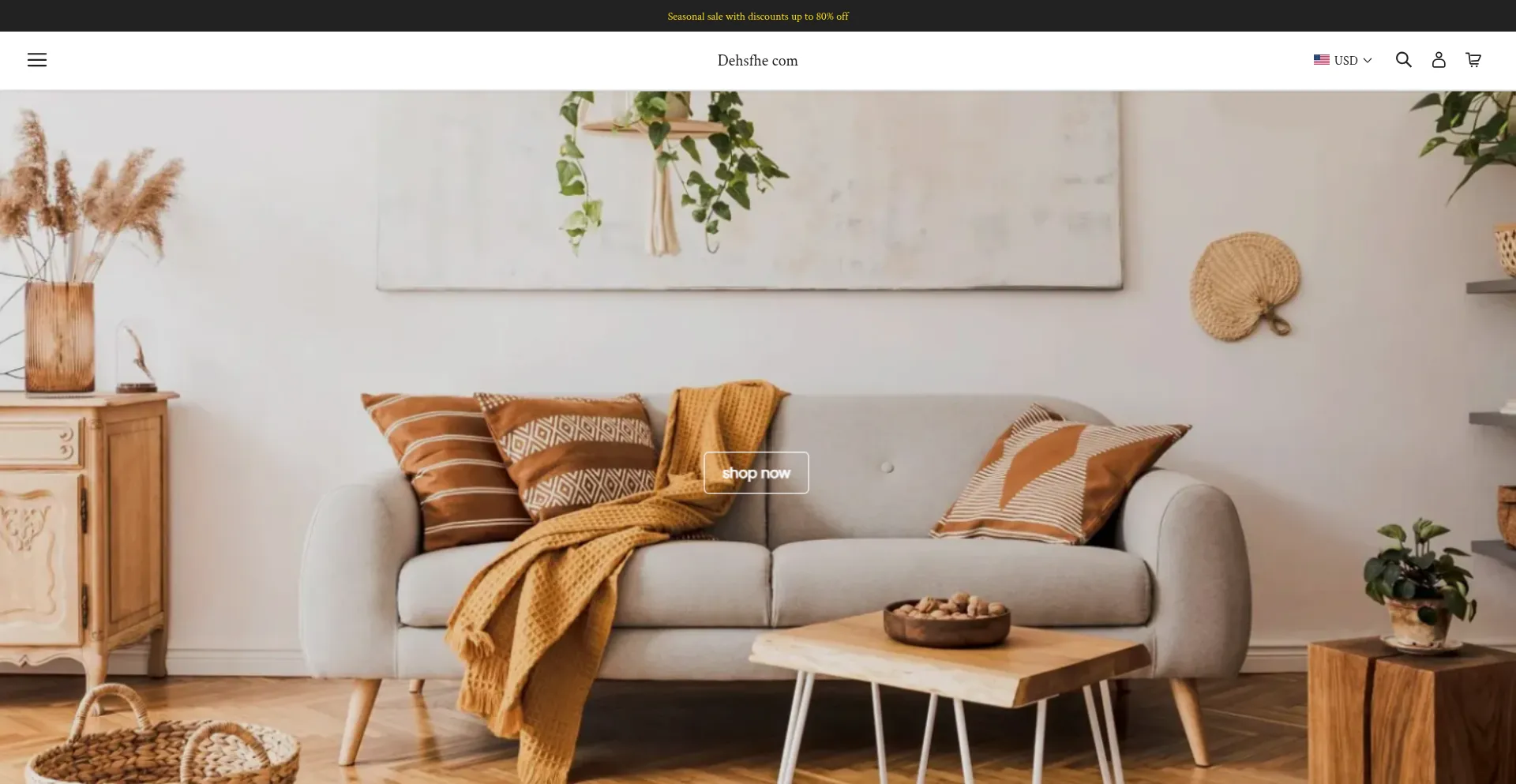 Website screenshot of Dehsfhe.com