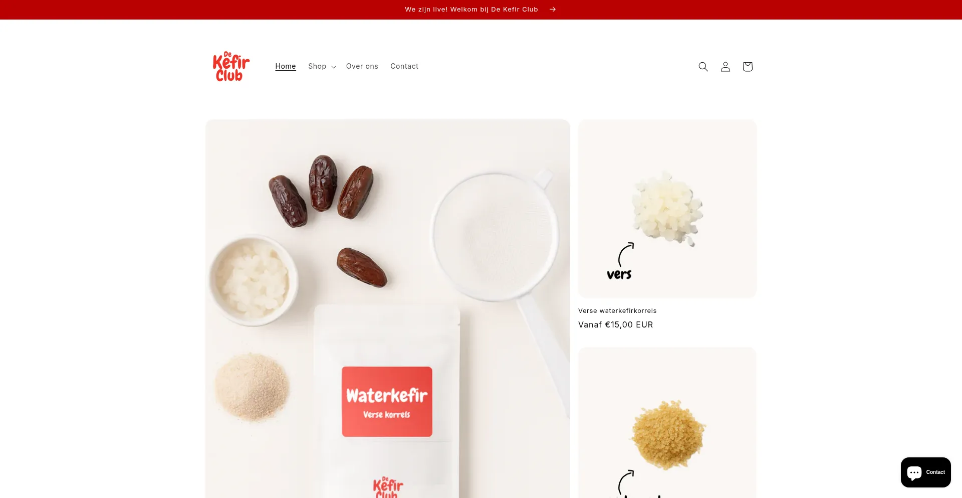 Website screenshot of Dekefirclub.nl