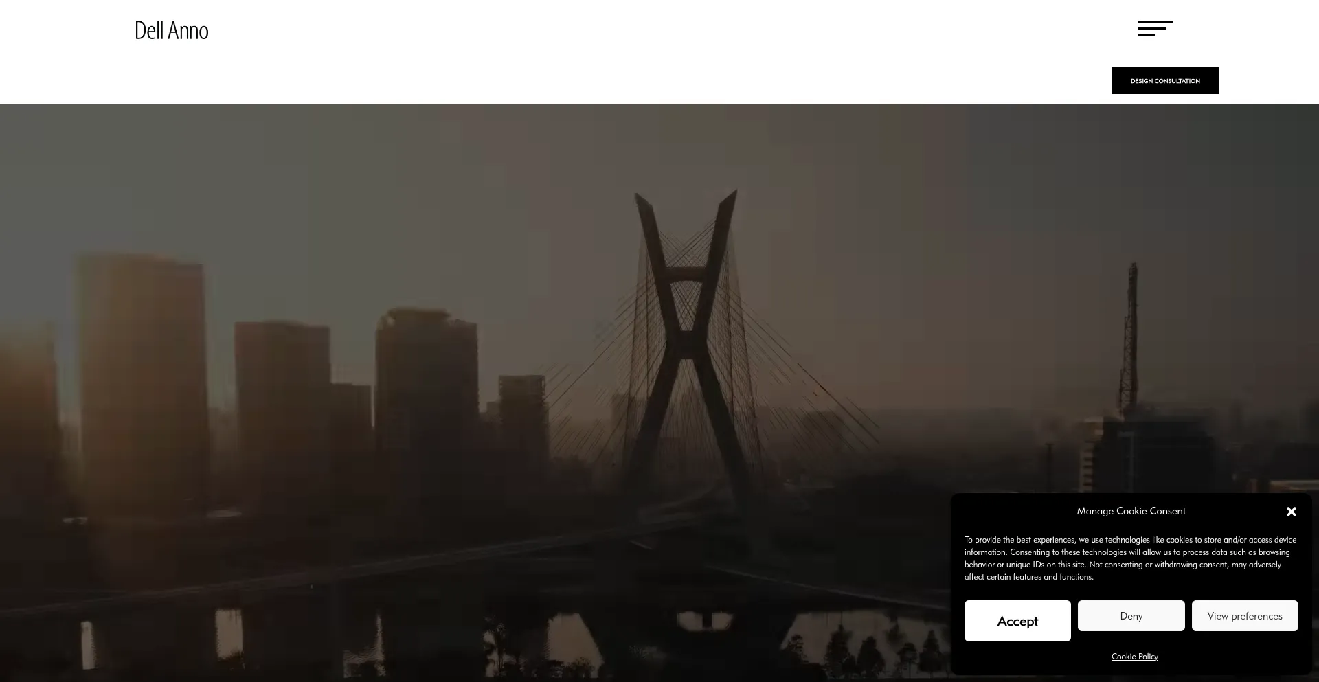 Website screenshot of Dellanno.com