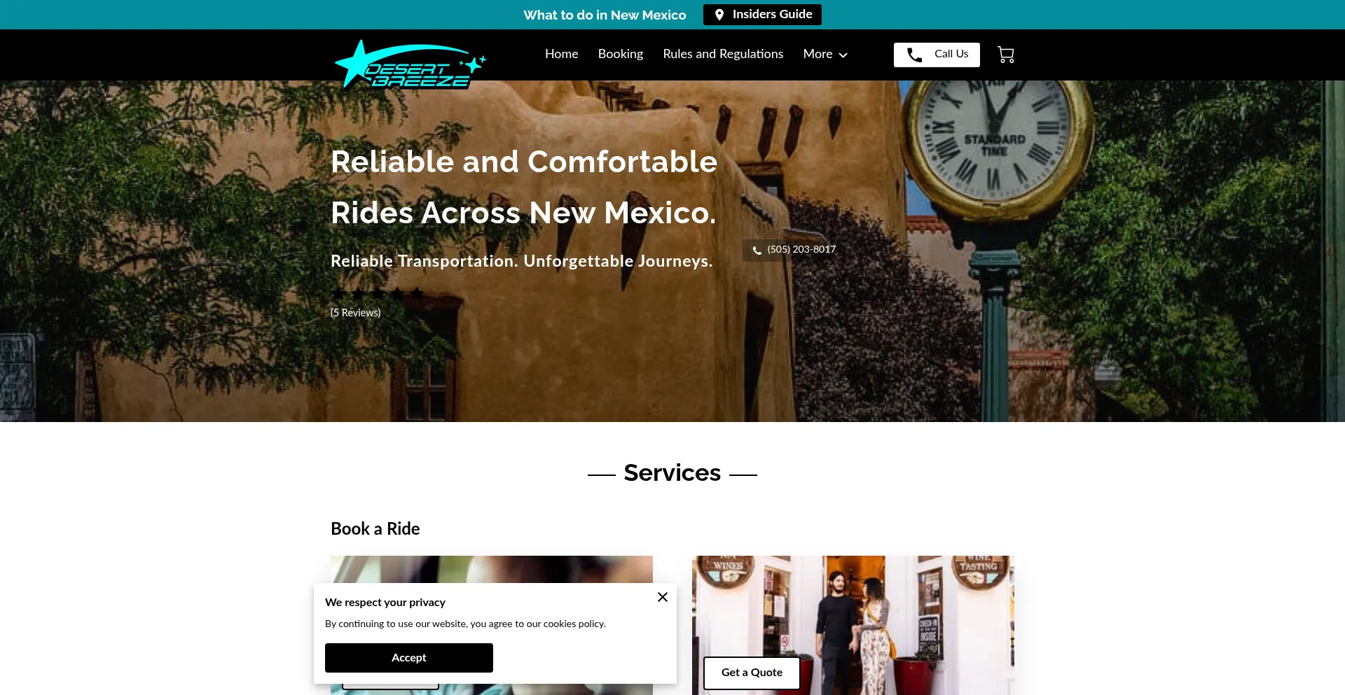Desertbreezeshuttle.com