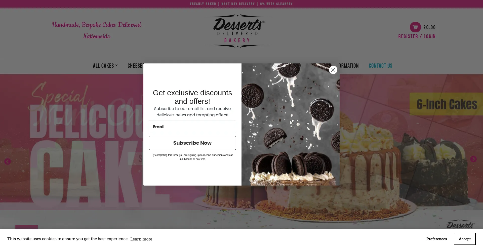 Dessertsdeliveredbakery.co.uk