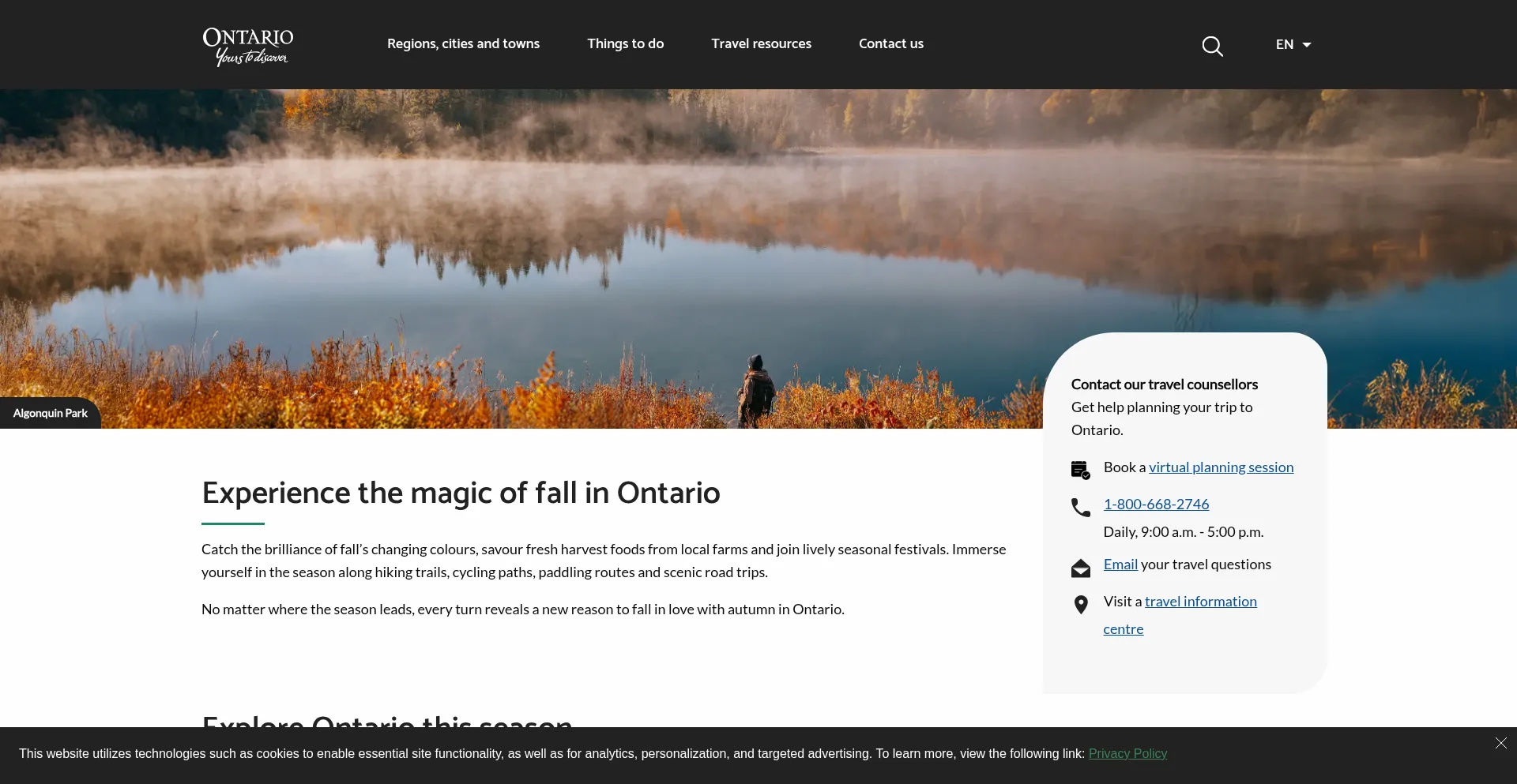 Destinationontario.com