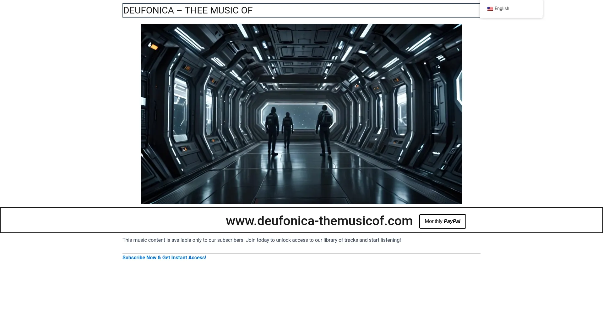 Website screenshot of Deufonica-themusicof.com
