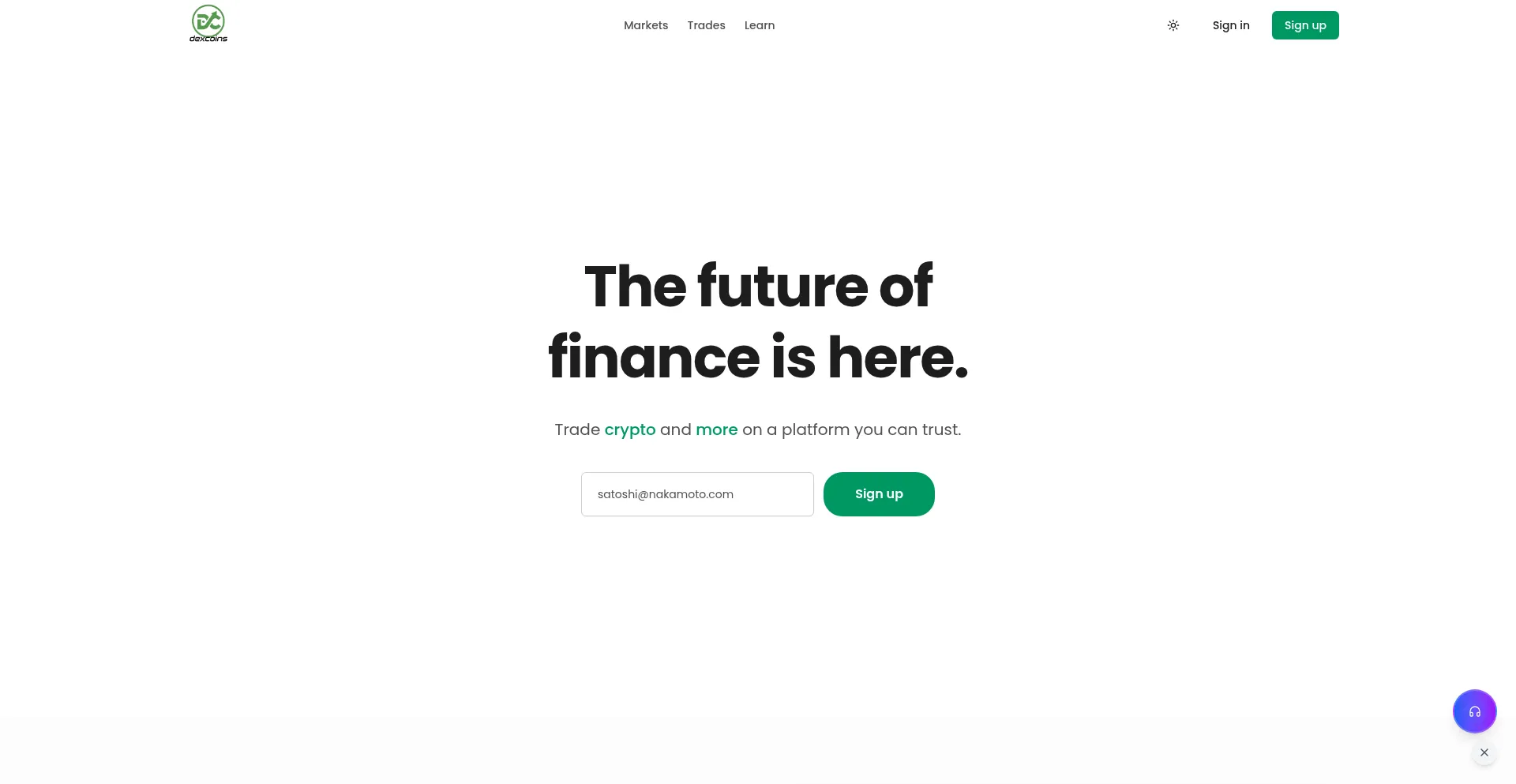 Dexcoins.app