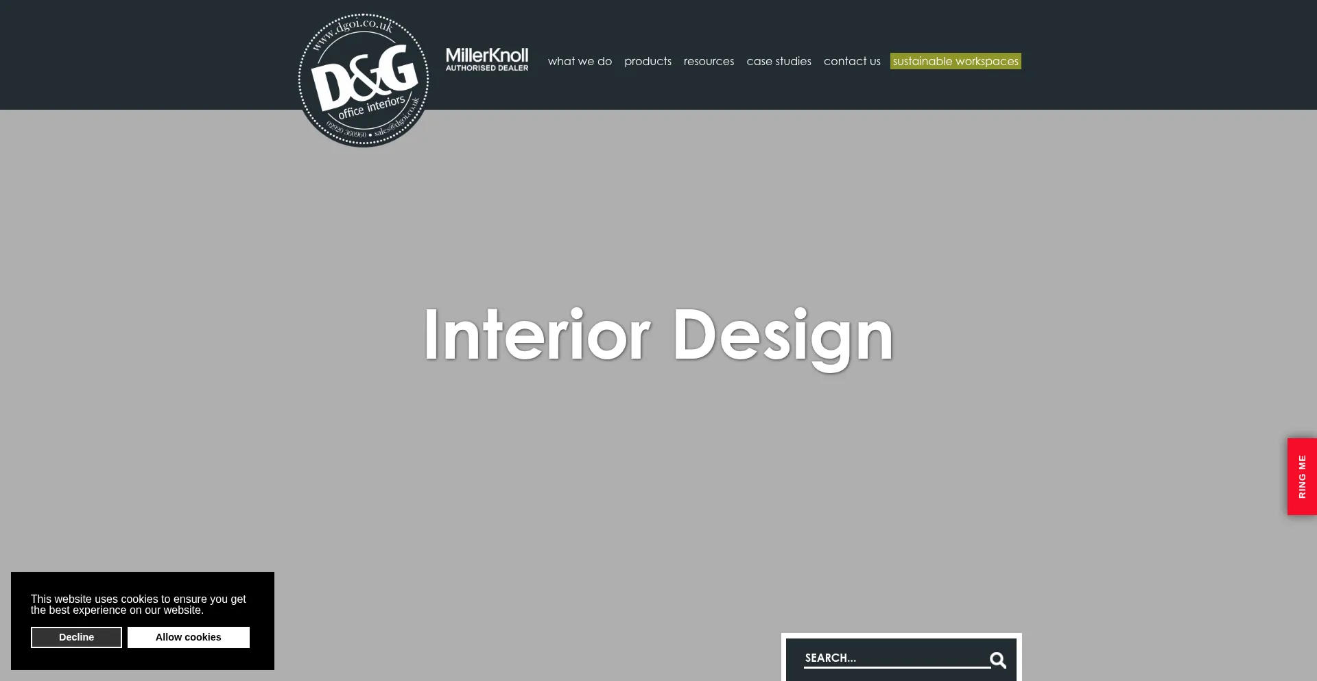 Website screenshot of Dgoi.co.uk
